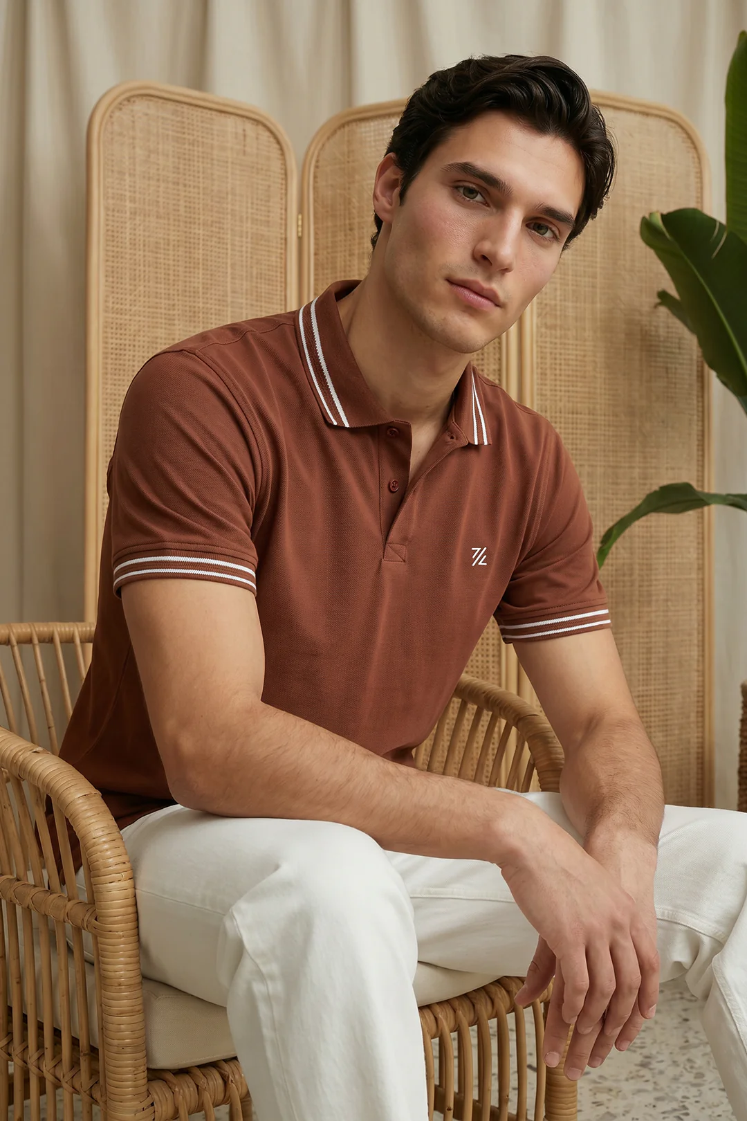 Jacquard Polo - 6001 - Image 3
