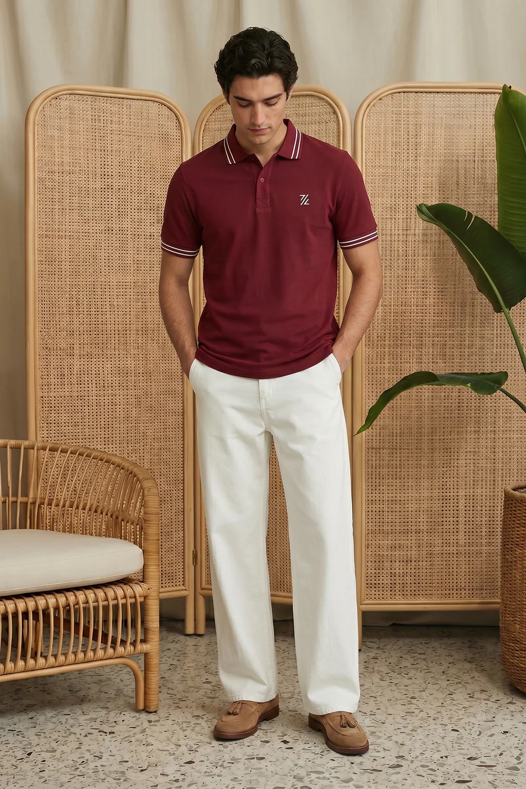 Jacquard Polo - 6001 - Image 4