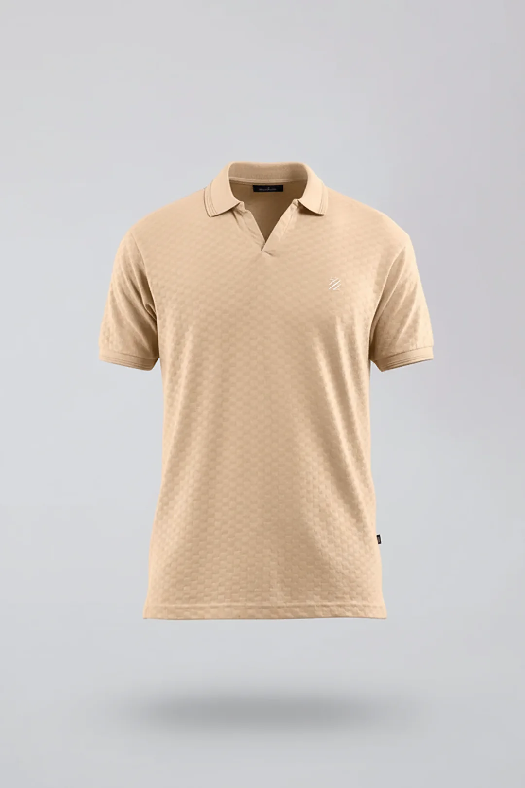 Textured Johnny Collar Polo - 5005 - Image 11