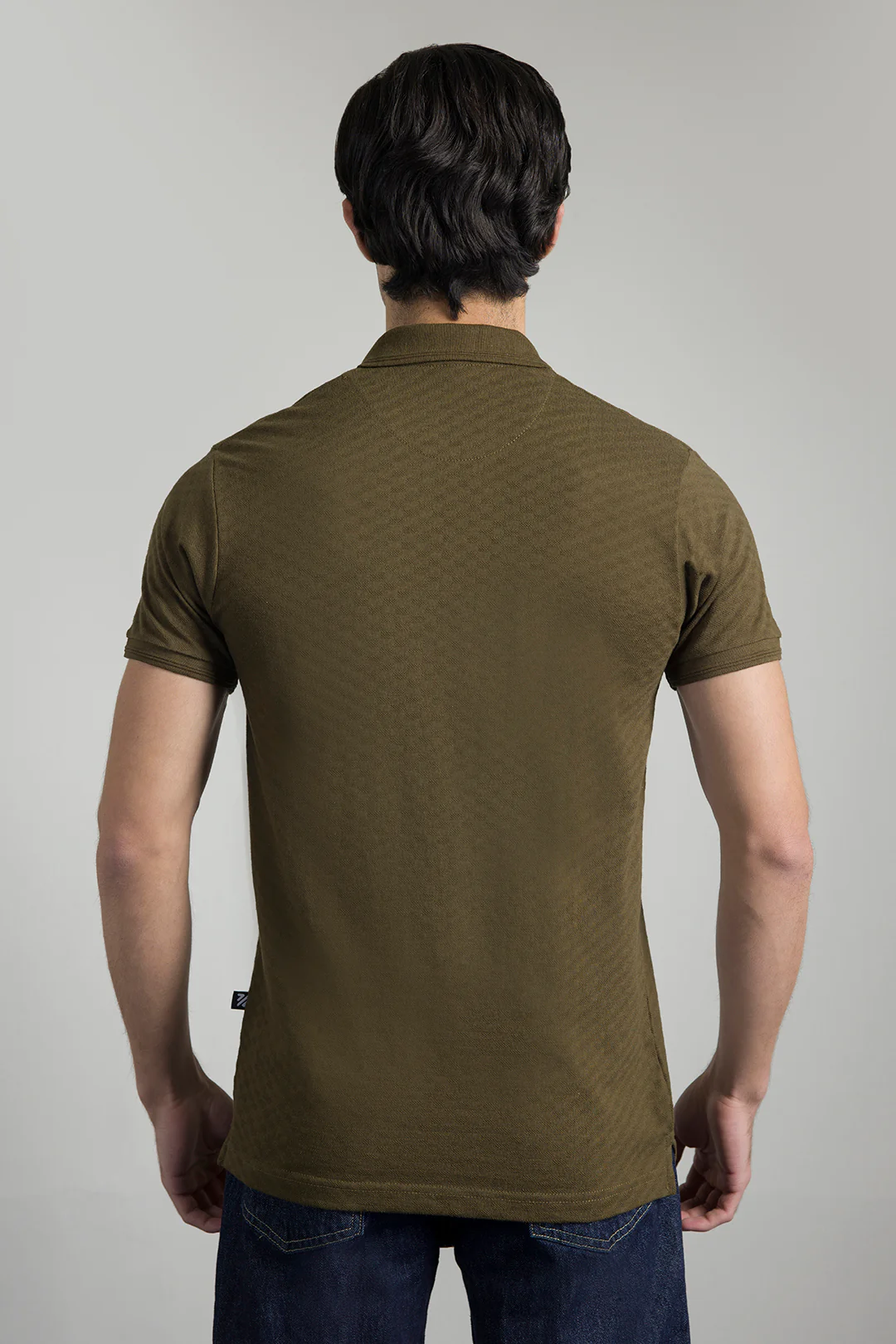 Textured Johnny Collar Polo - 5005 - Image 11