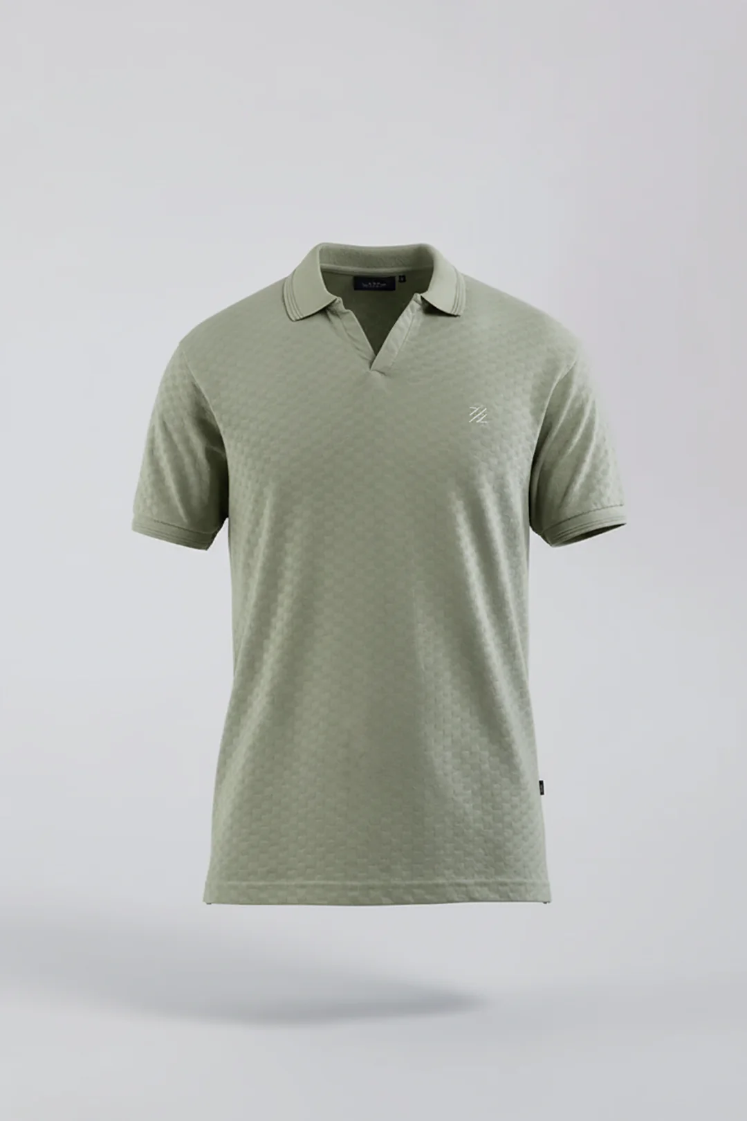 Textured Johnny Collar Polo - 5005 - Image 13