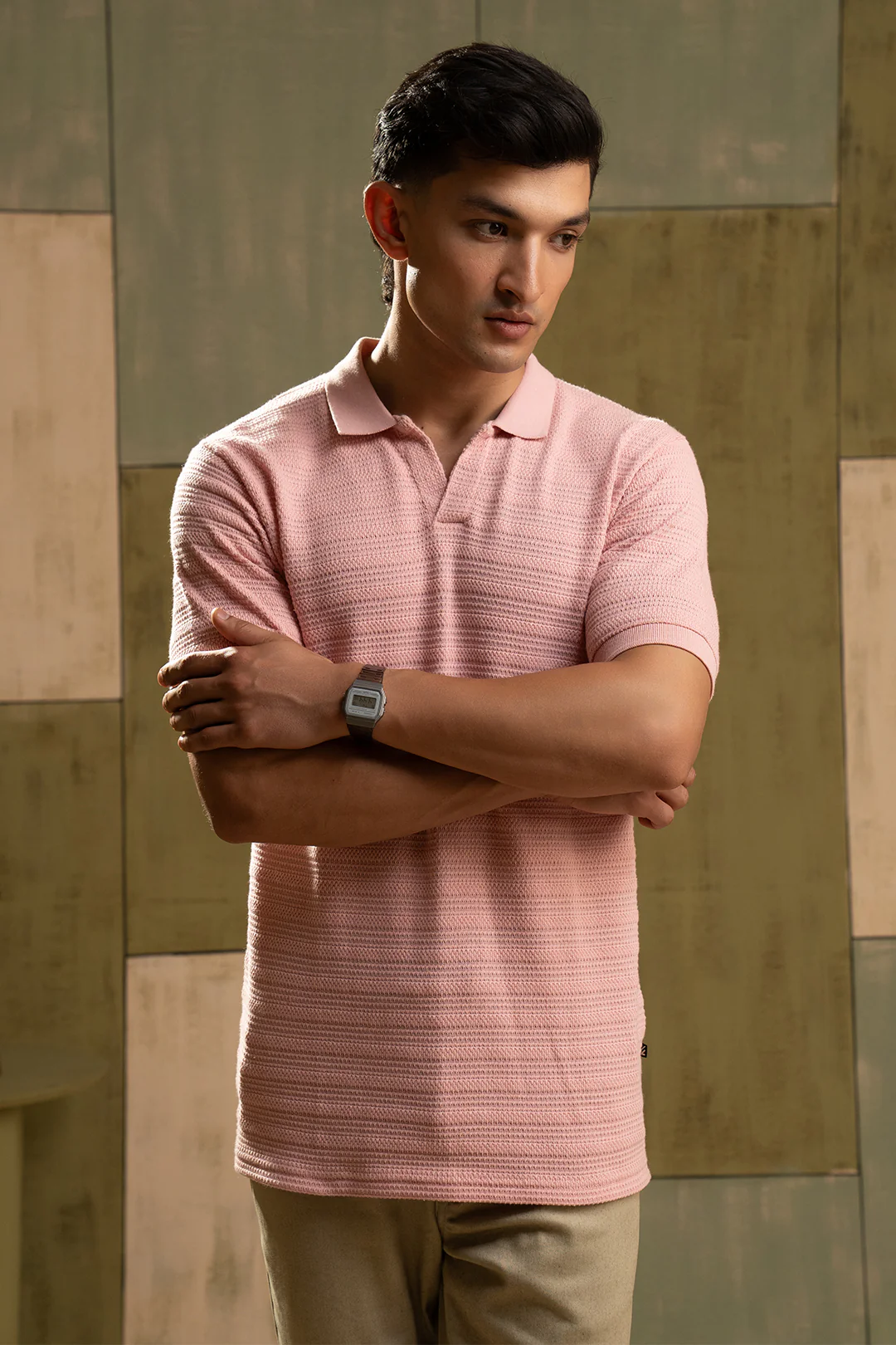 Textured Polo - 5004 - Image 4