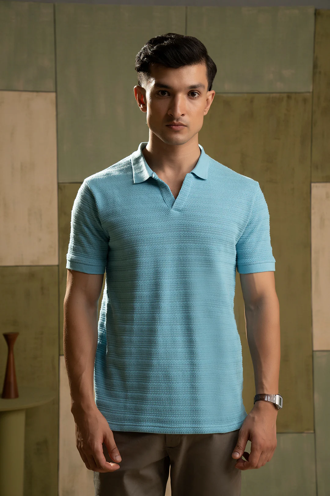 Textured Polo - 5005 - Image 3