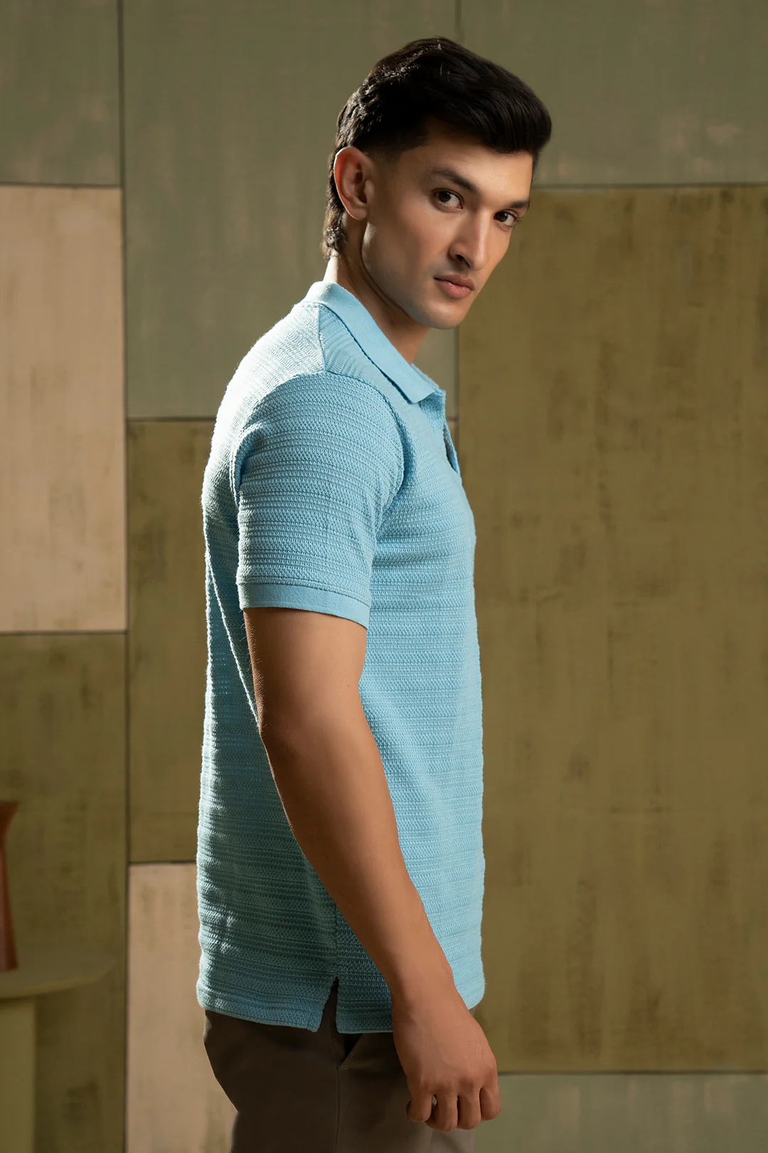 Textured Polo - 5005 - Image 7