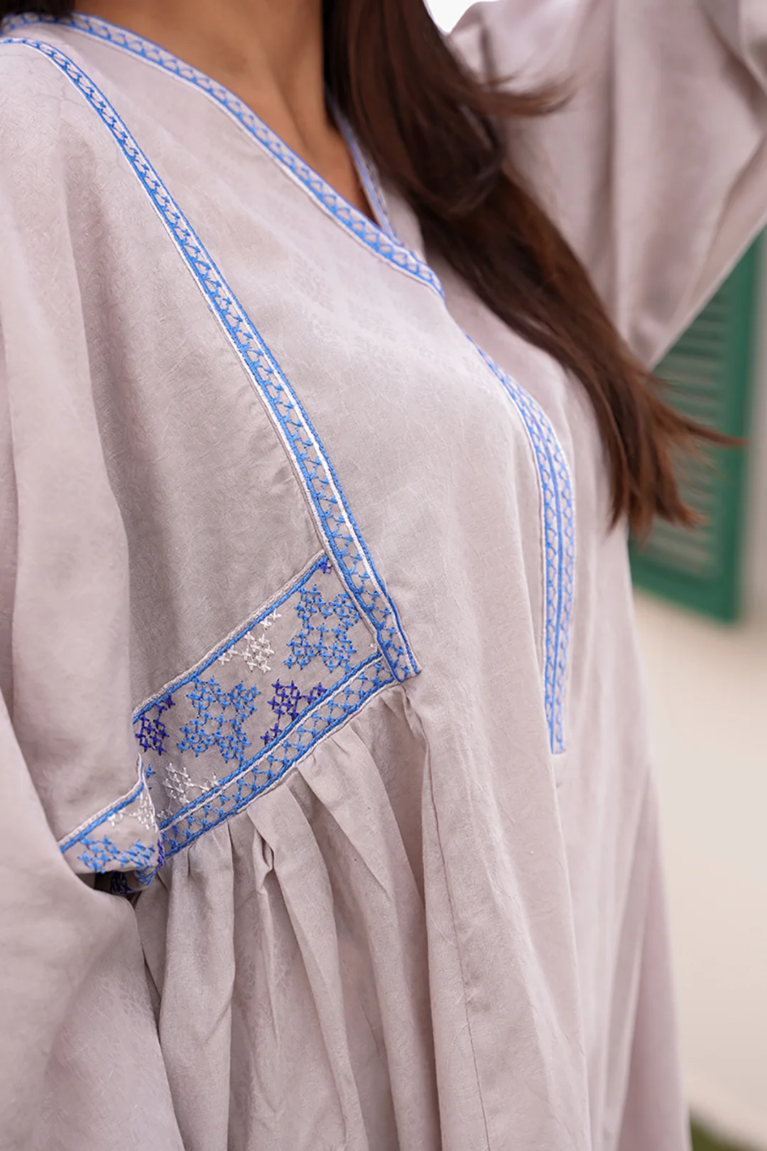 Embroidered Kurta - 0539 - Image 4