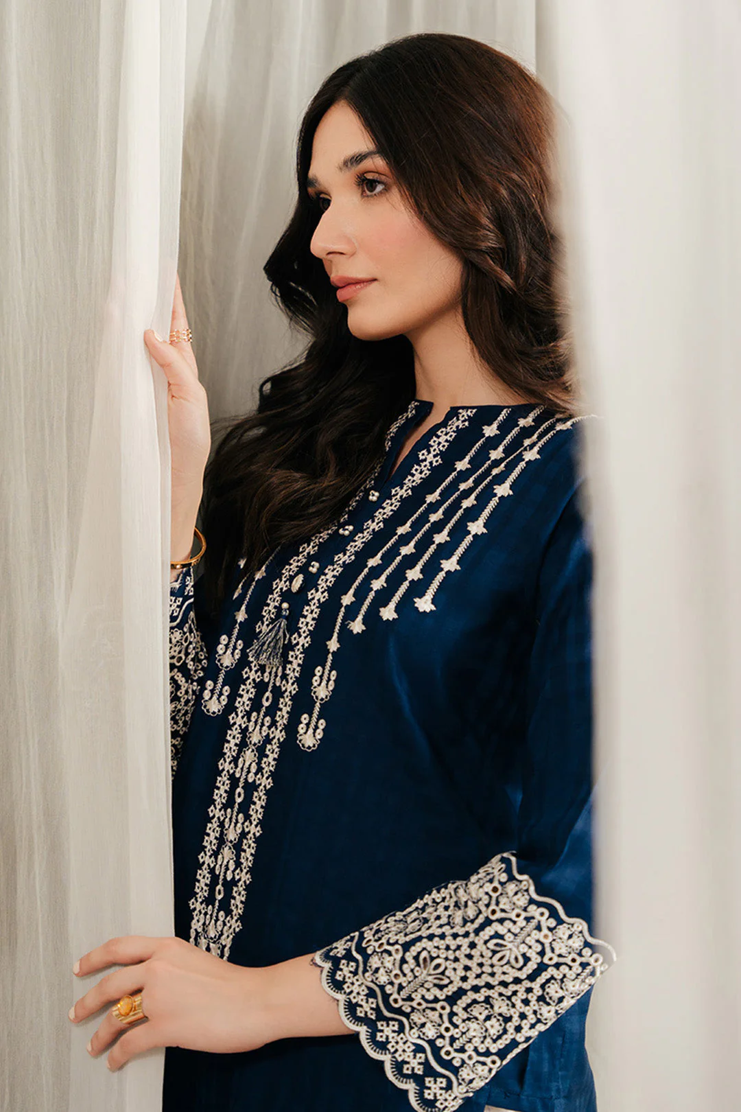 Embroidered Kurta - 0603 - Image 6