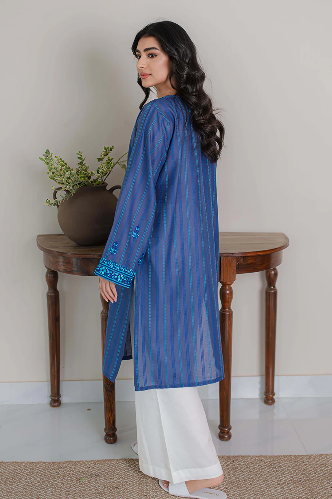 Embroidered Kurta - 1203 - Image 2