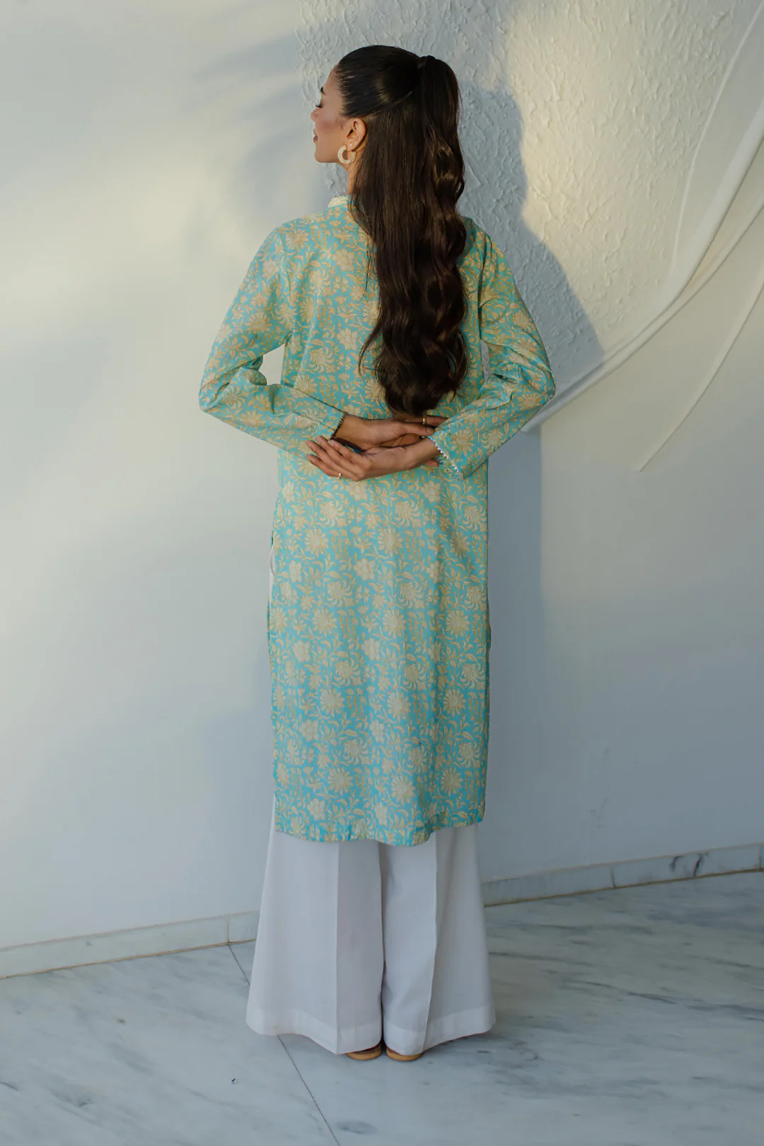 Embroidered Kurta - 1662 - Image 5