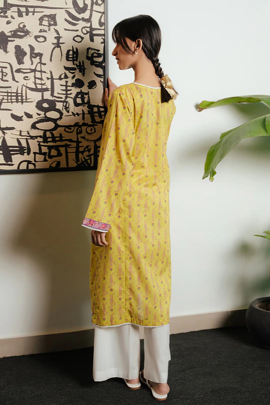 Embroidered Kurta - 1670 - Image 5