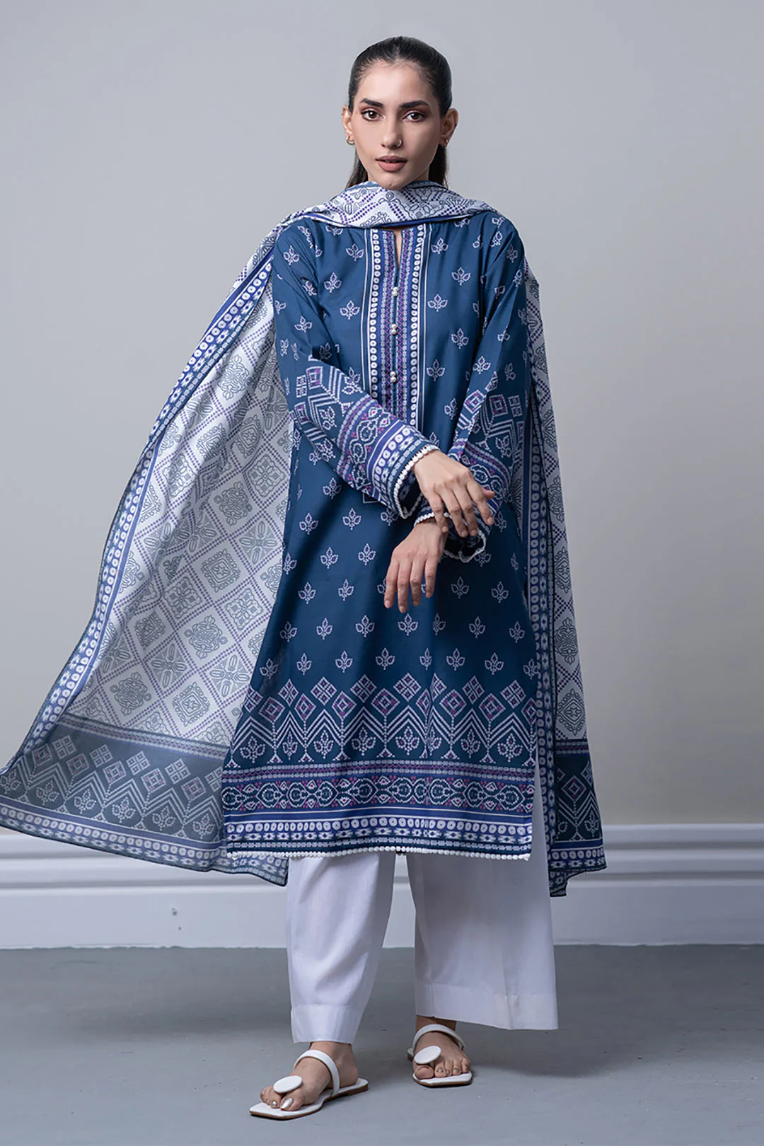 Kurta Dupatta - 1395 - Image 3