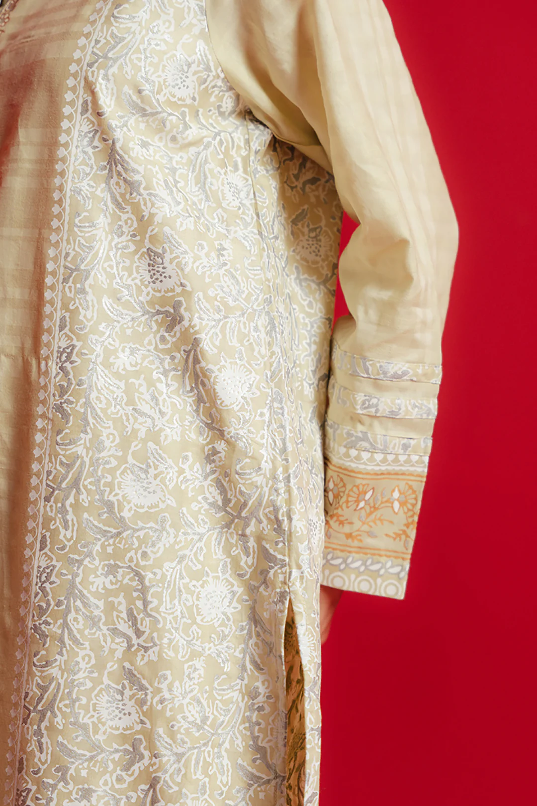Embroidered Kurta Dupatta Trouser - 0978 - Image 4