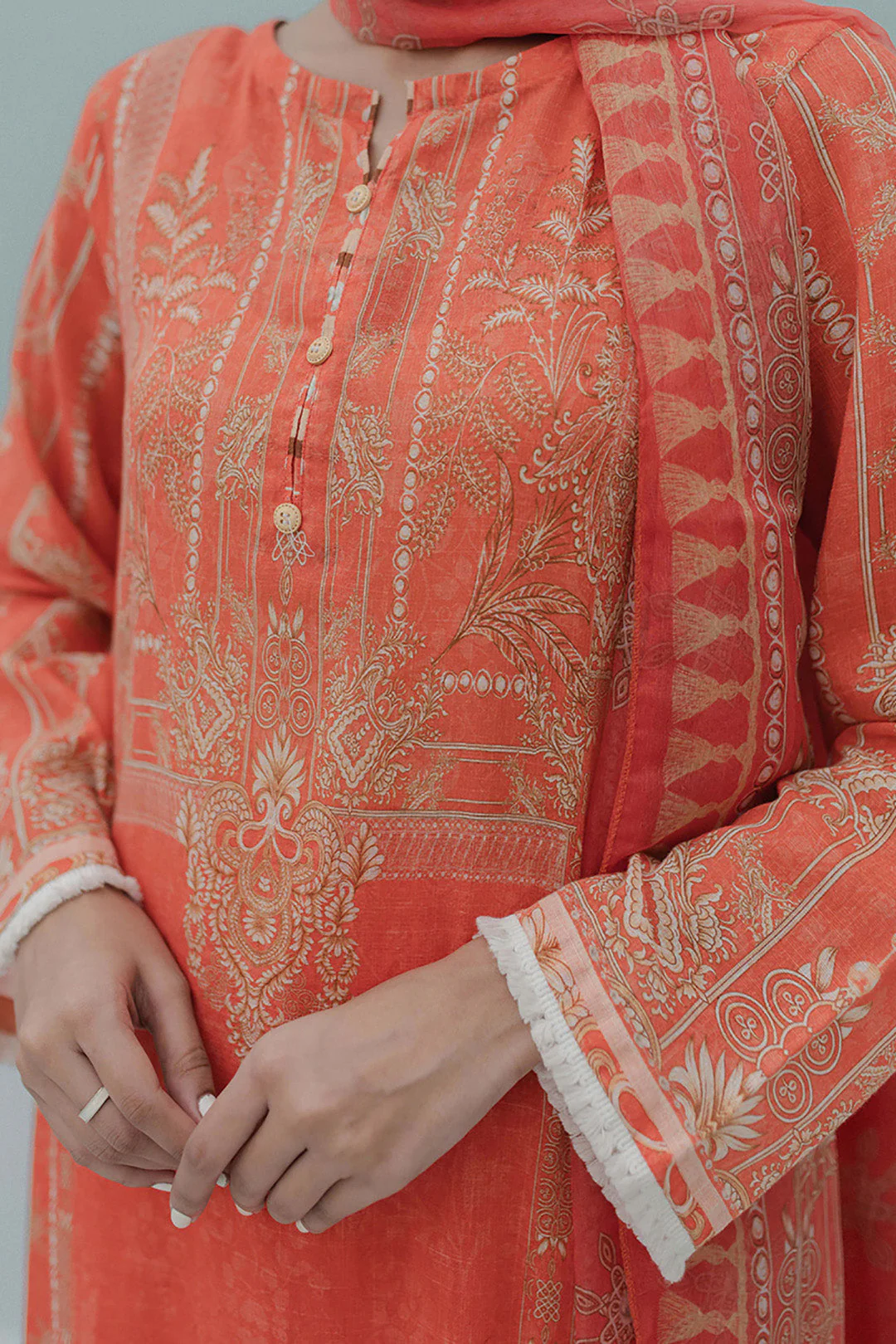 Kurta Dupatta Trouser - 1074 - Image 4