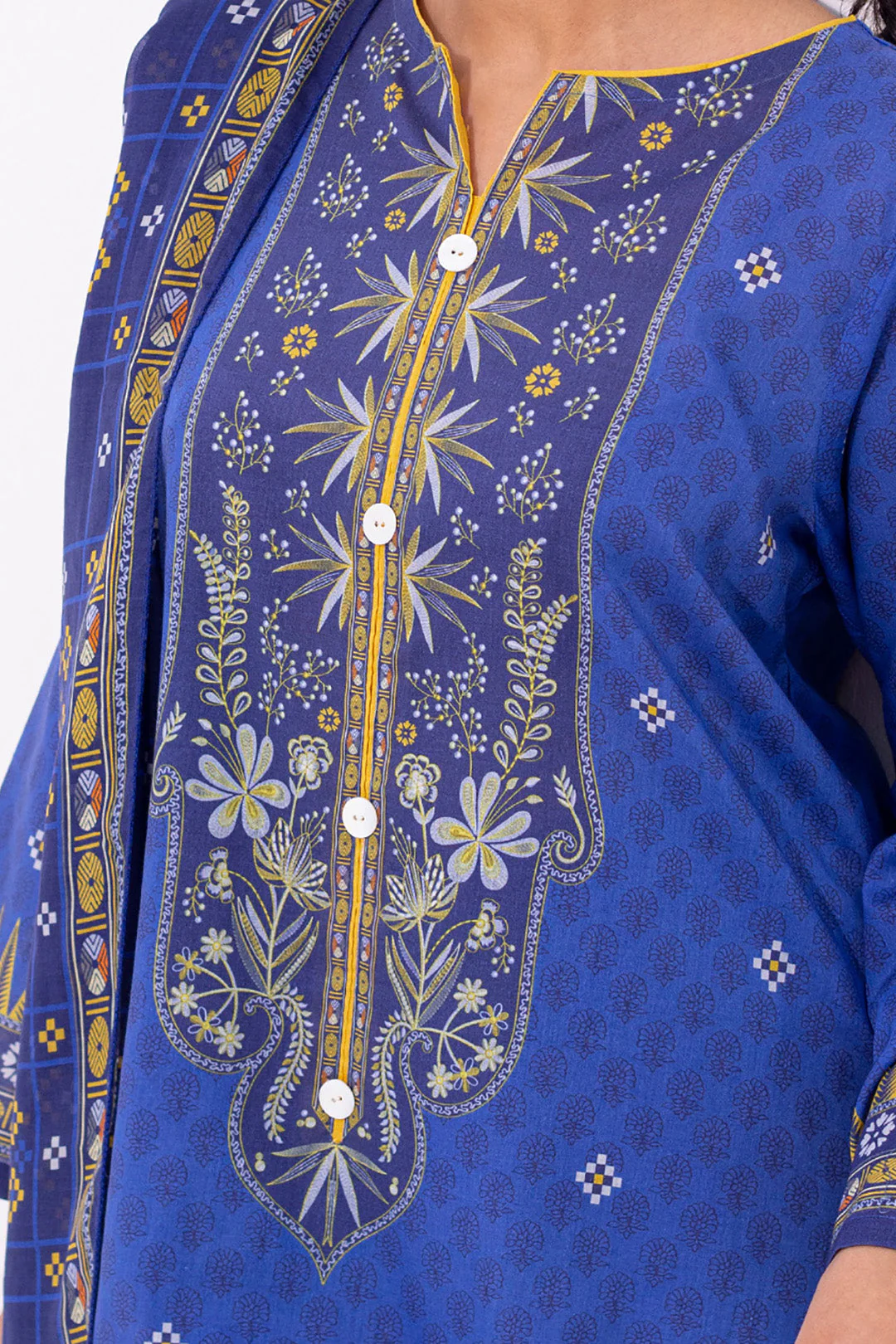 Kurta Dupatta Trouser - 1077 - Image 4