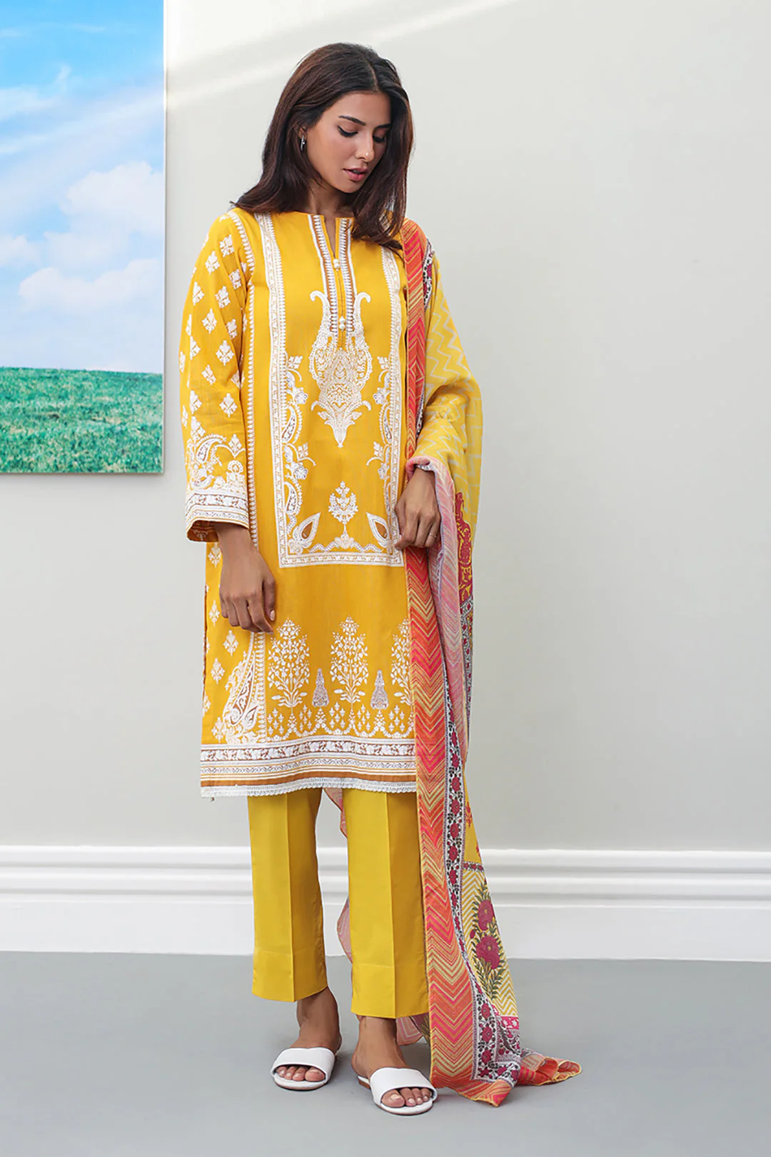 Kurta Dupatta Trouser - 1368 - Image 3