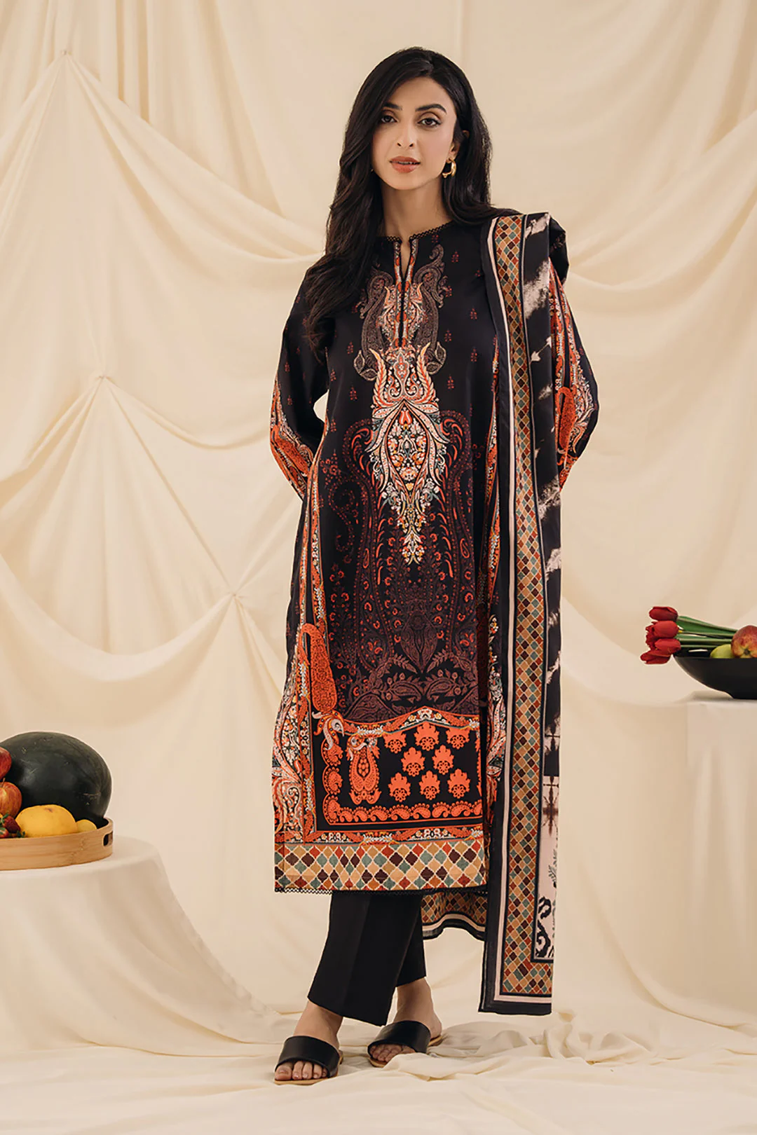 Kurta Dupatta Trouser - 1740 - Image 2