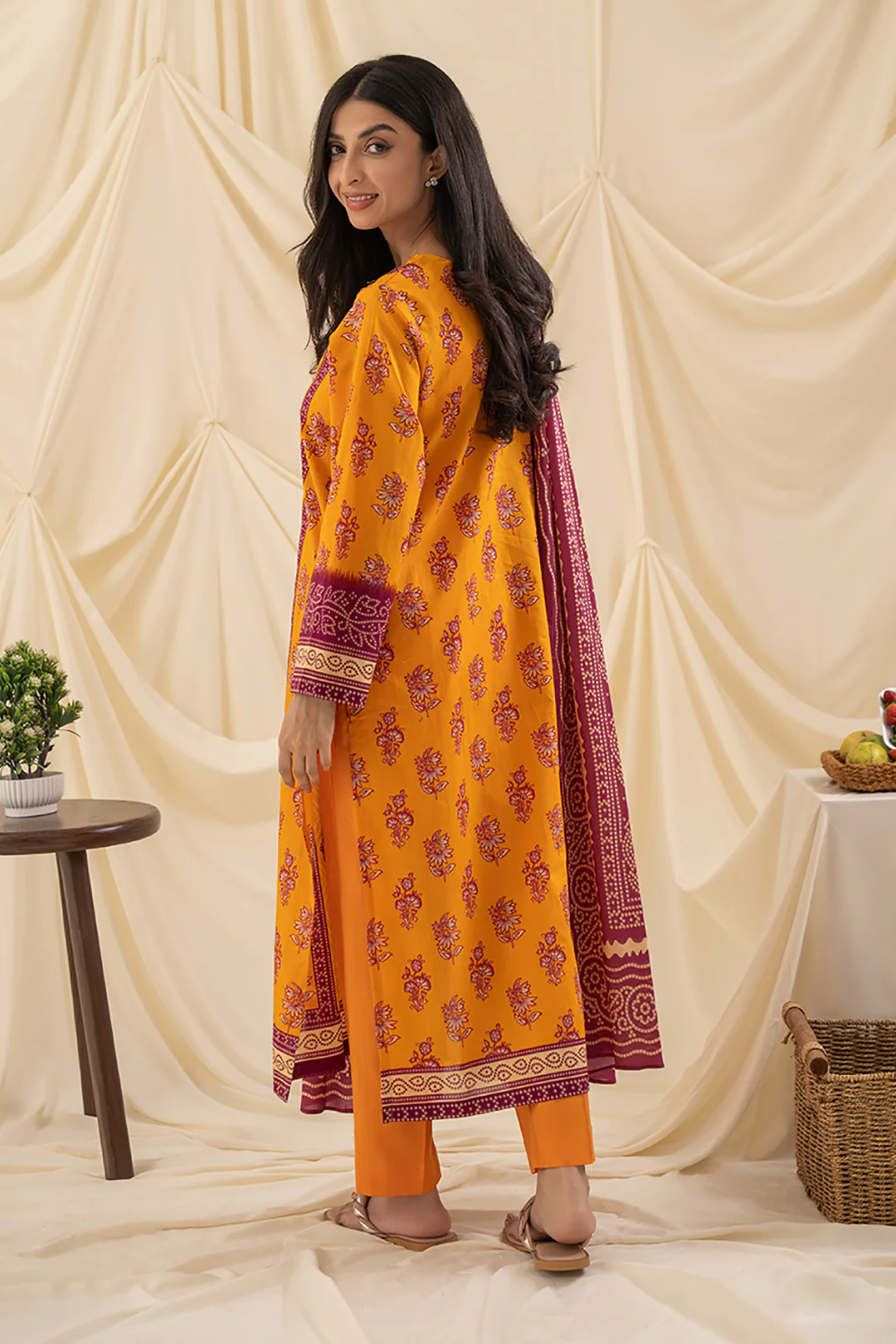 Embroidered Kurta Dupatta Trouser - 1765 - Image 5