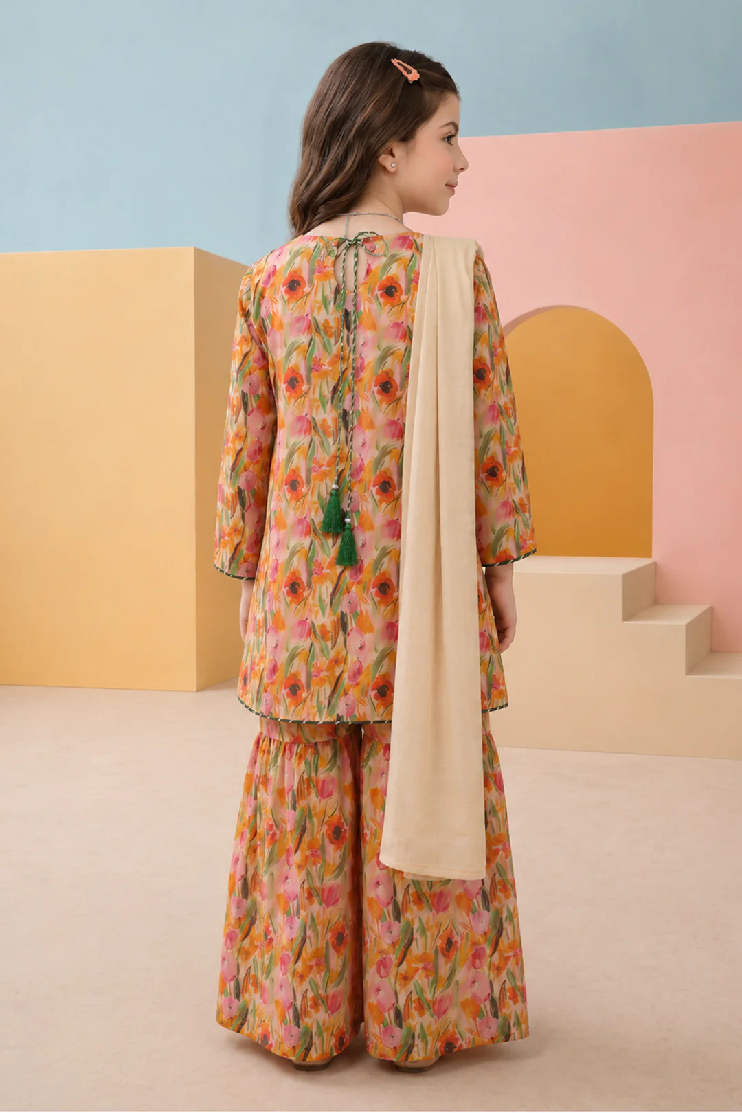 Kurta Dupatta Trouser - 3482 - Image 6