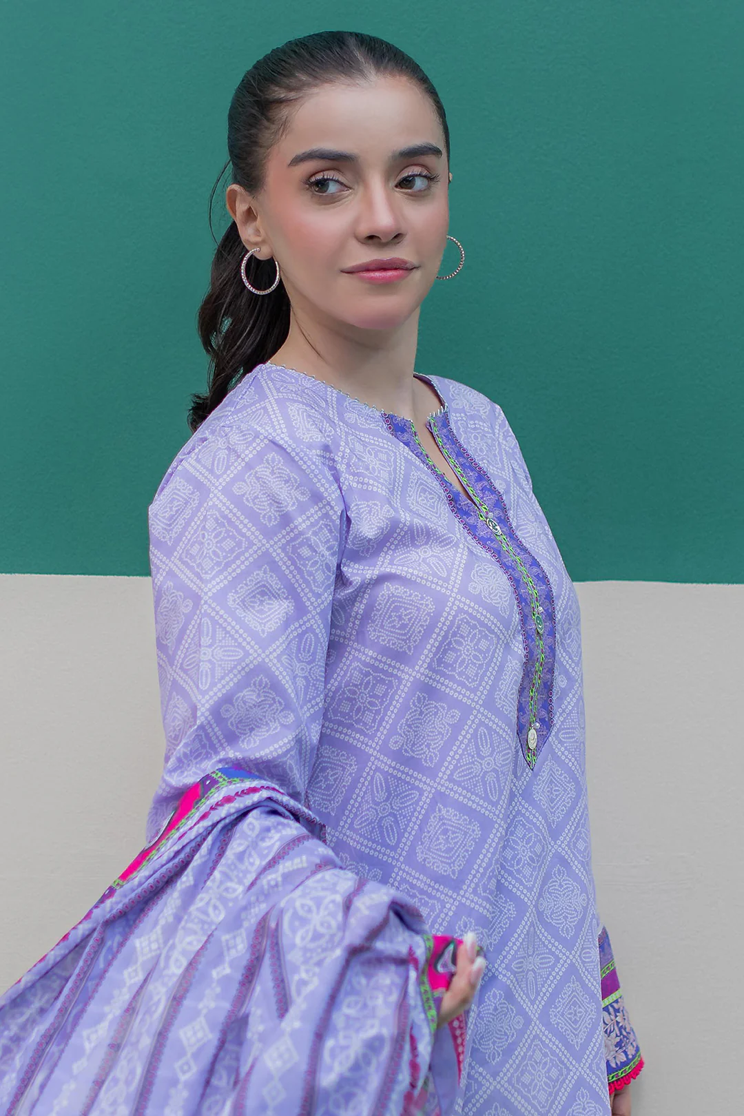 Kurta Dupatta Trouser - 2828 - Image 2