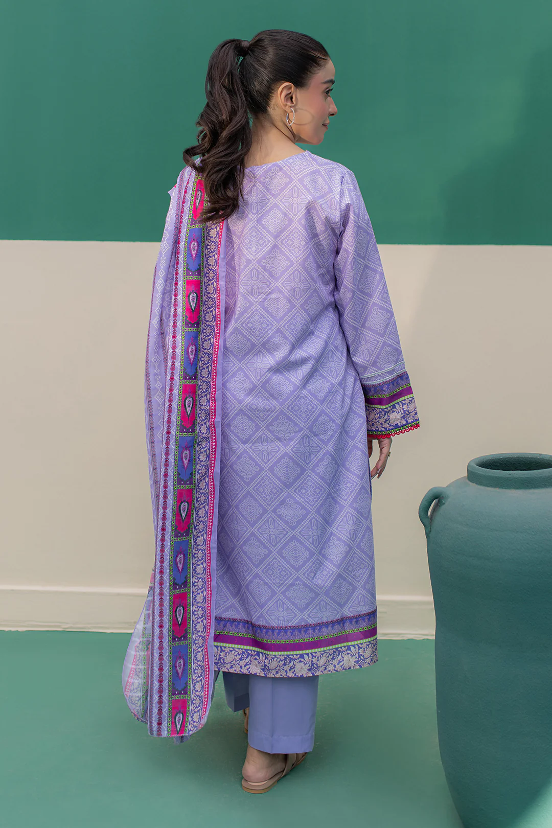 Kurta Dupatta Trouser - 2828 - Image 7