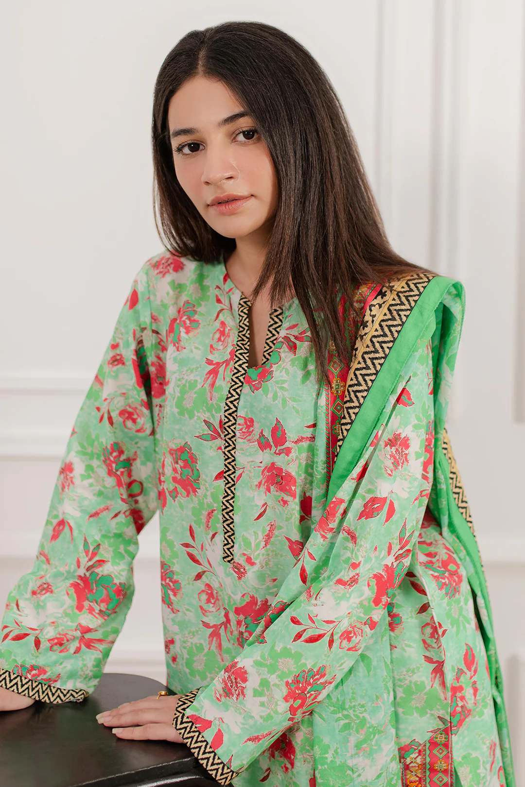 Kurta Dupatta Trouser - 2829 - Image 2
