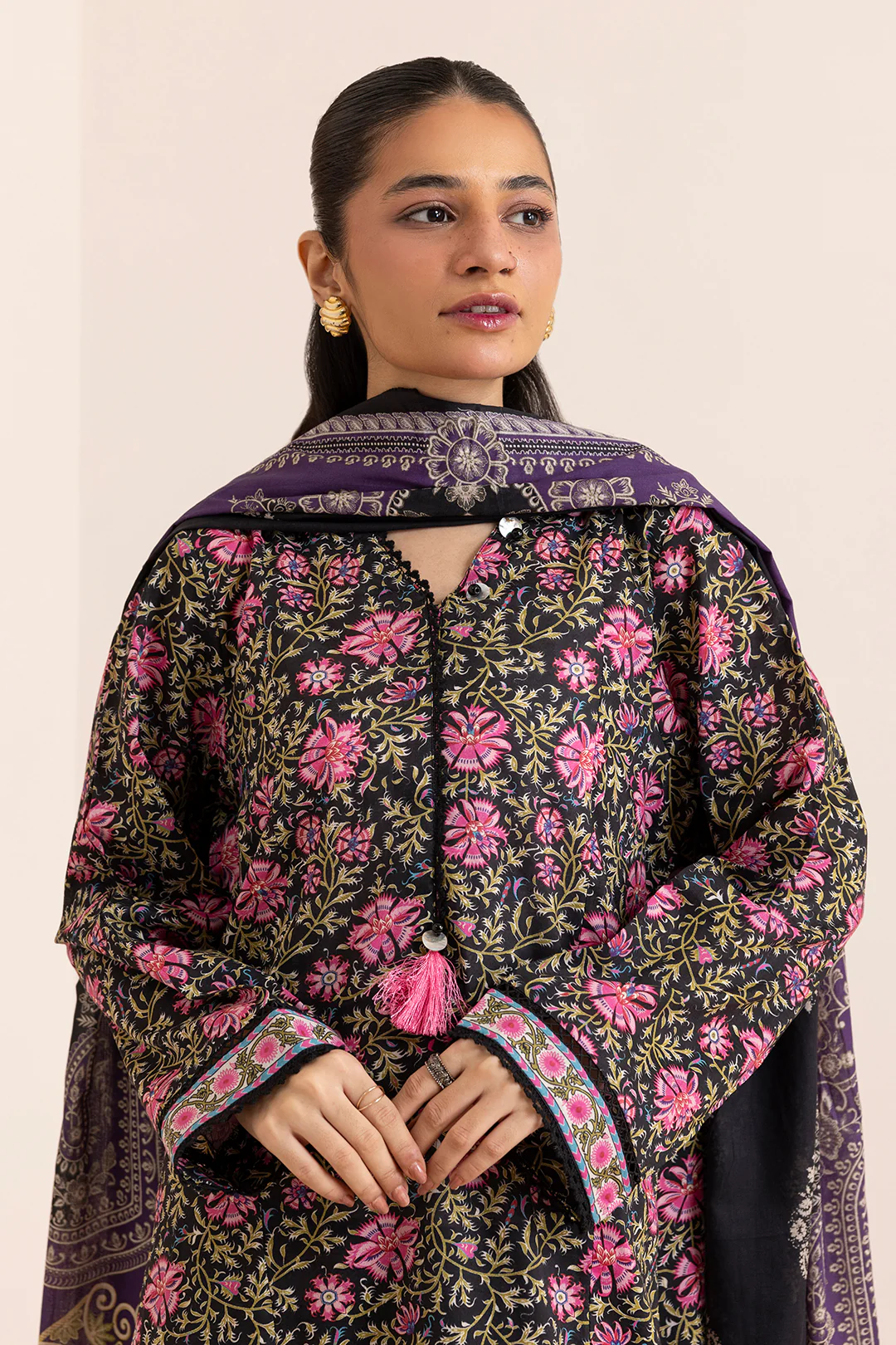 Kurta Dupatta Trouser - 3222 - Image 4