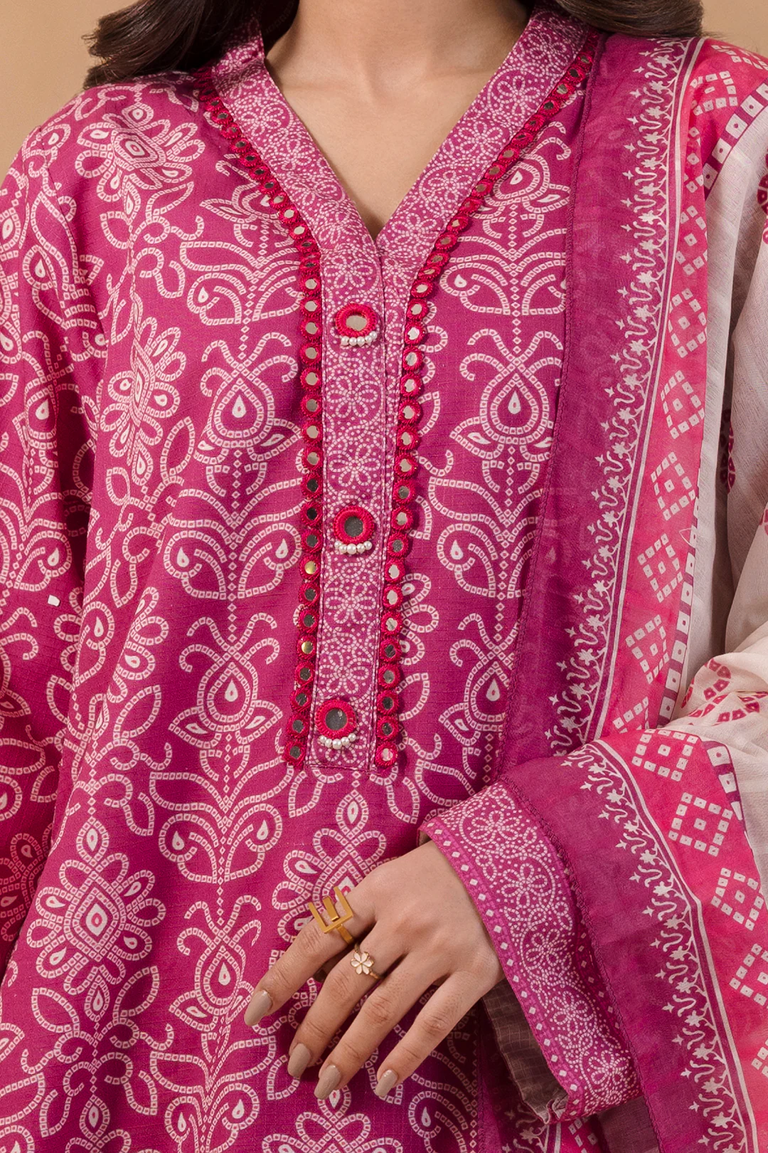 Kurta Dupatta Trouser - 3224 - Image 4