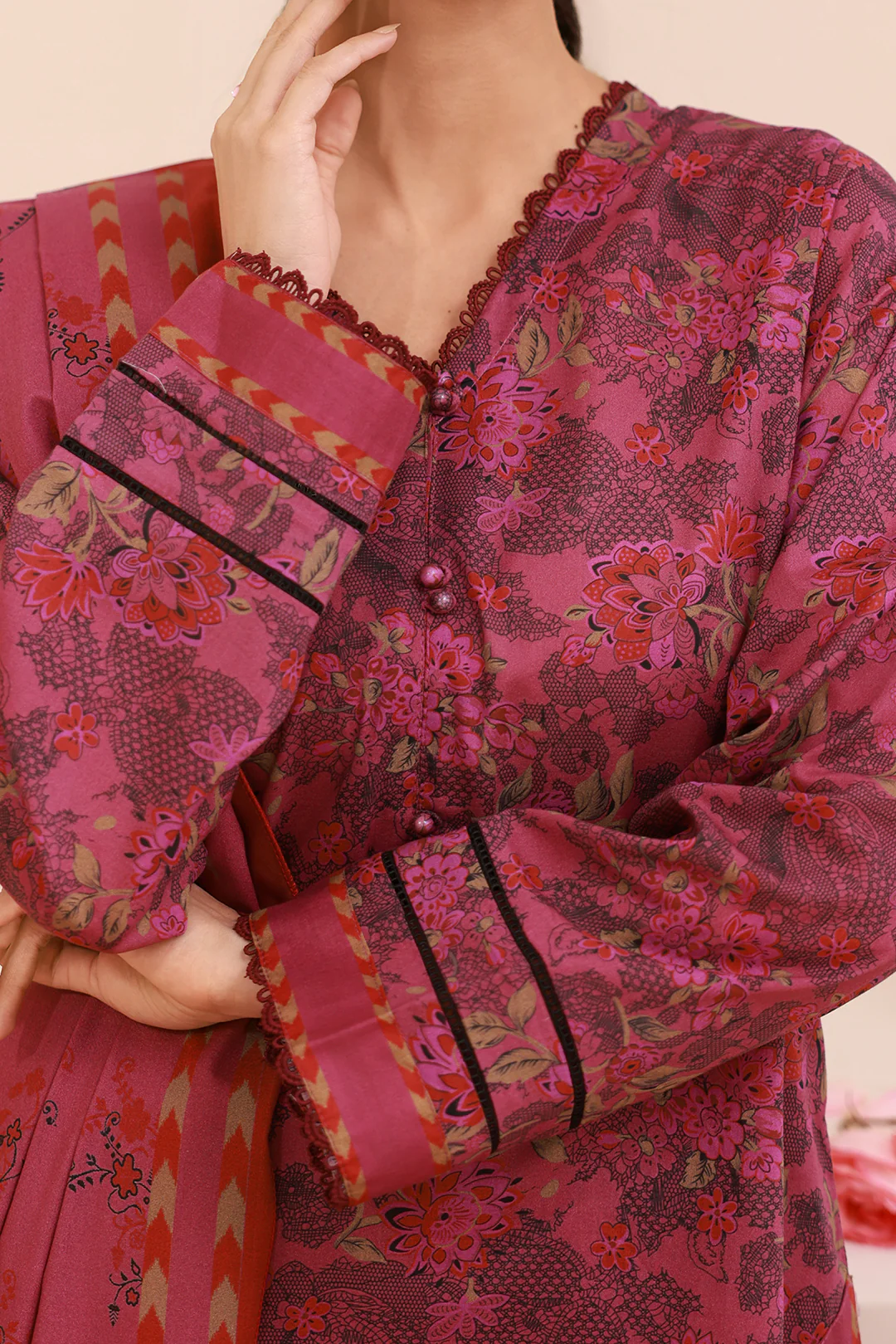 Kurta Dupatta Trouser - 3281 - Image 6