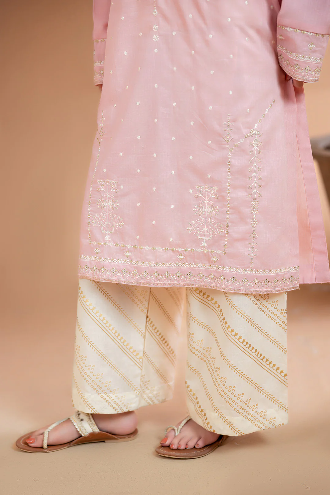 Embroidered Kurta Dupatta Trouser - 2500 - Image 6