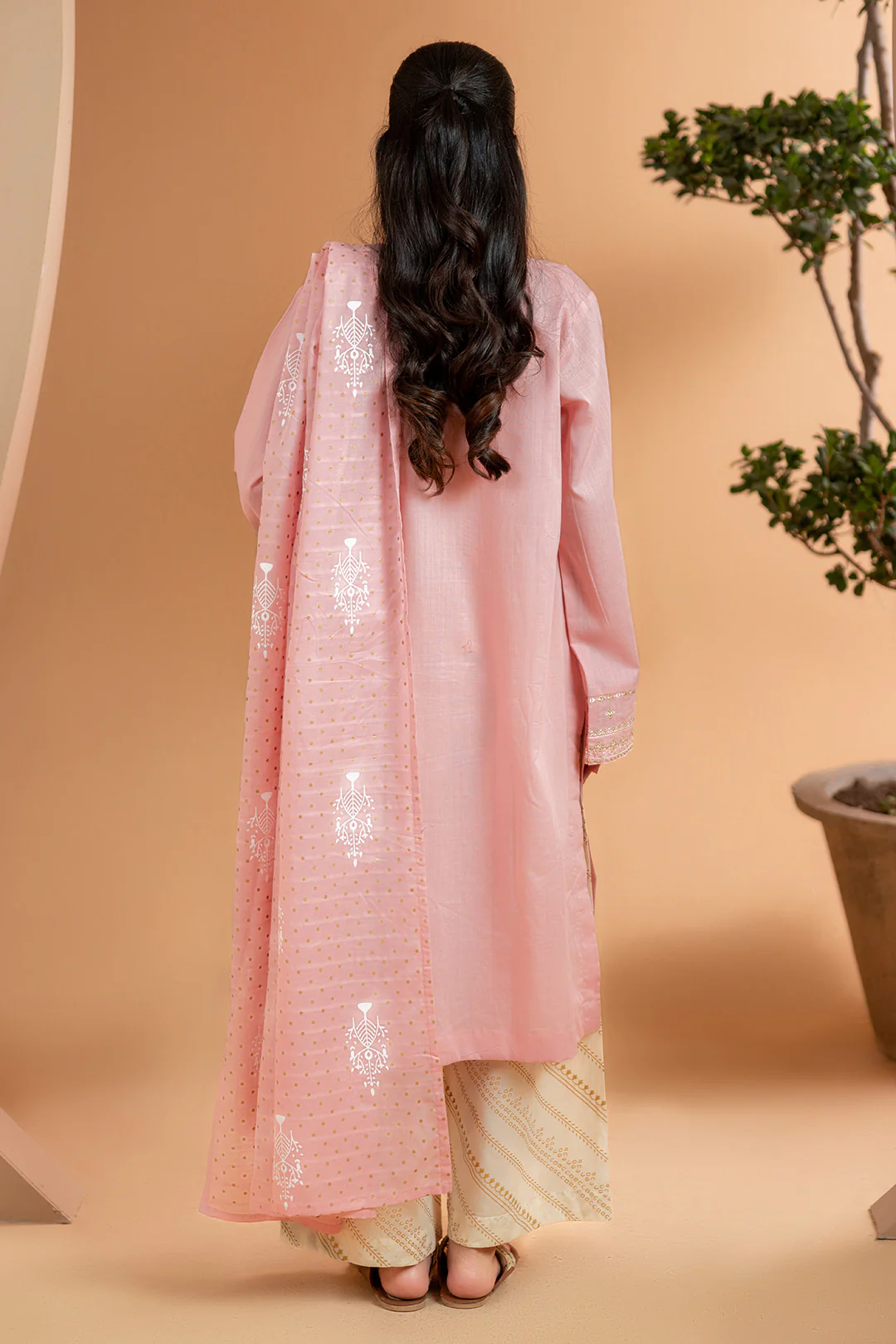 Embroidered Kurta Dupatta Trouser - 2500 - Image 7