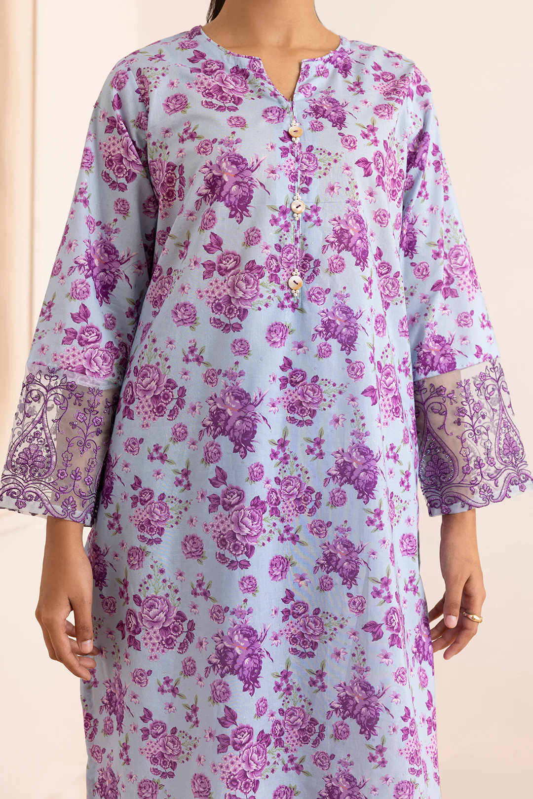Embroidered Kurta Dupatta Trouser - 2633 - Image 4