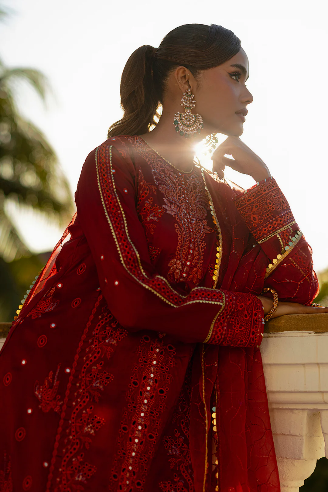 Embroidered Kurta Dupatta Trouser - 2740 - Image 10