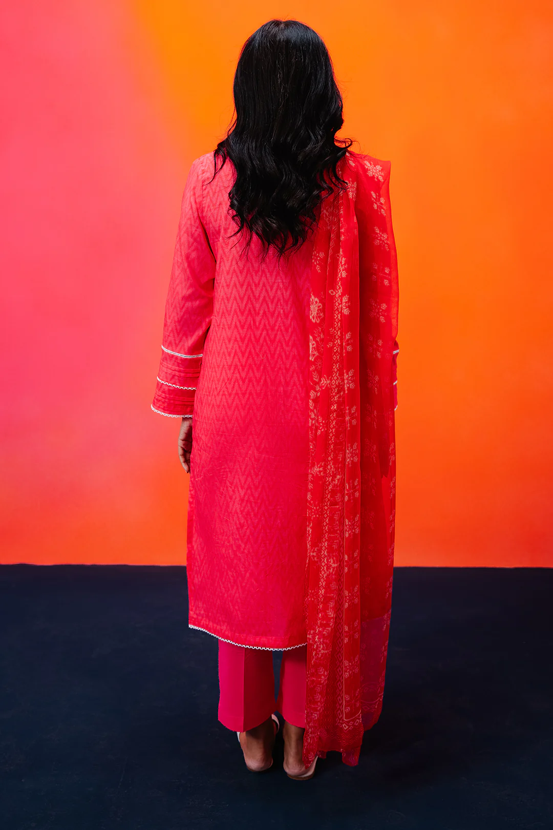 Kurta Dupatta Trouser - 1525 - Image 6