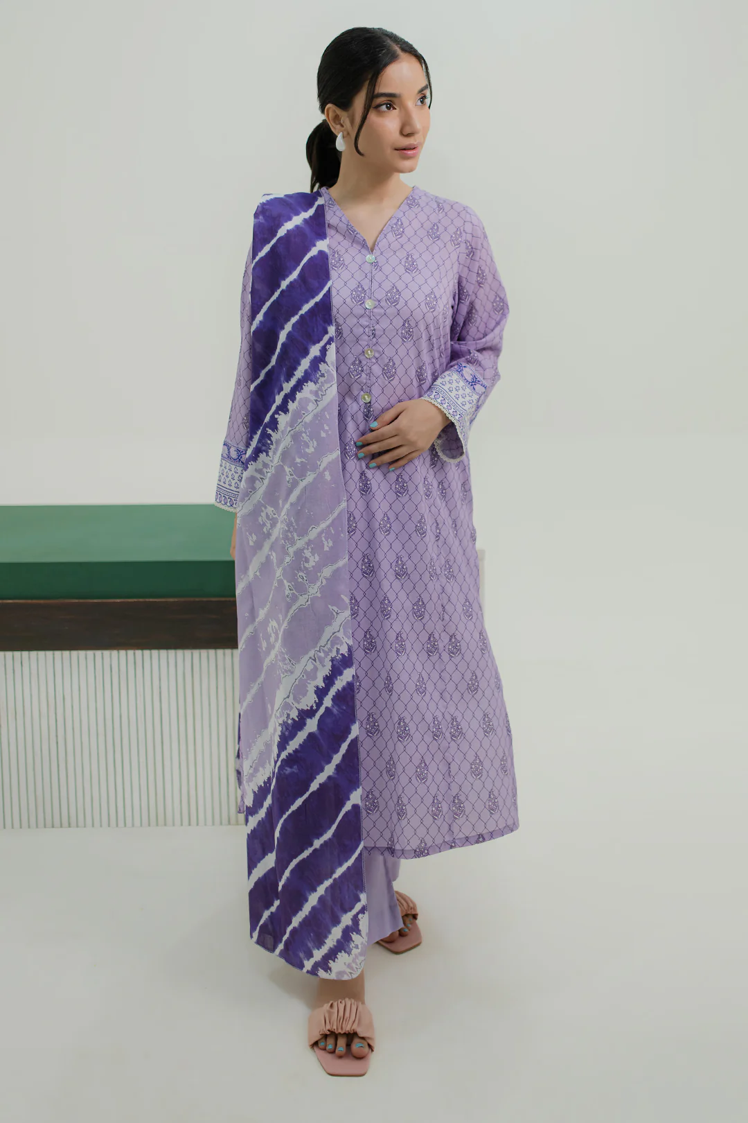 Kurta Dupatta Trouser - 1755 - Image 3