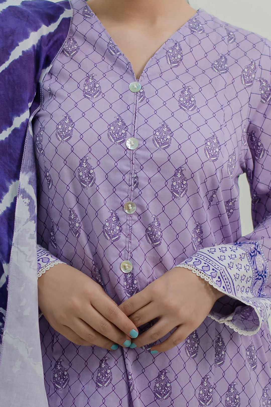 Kurta Dupatta Trouser - 1755 - Image 4