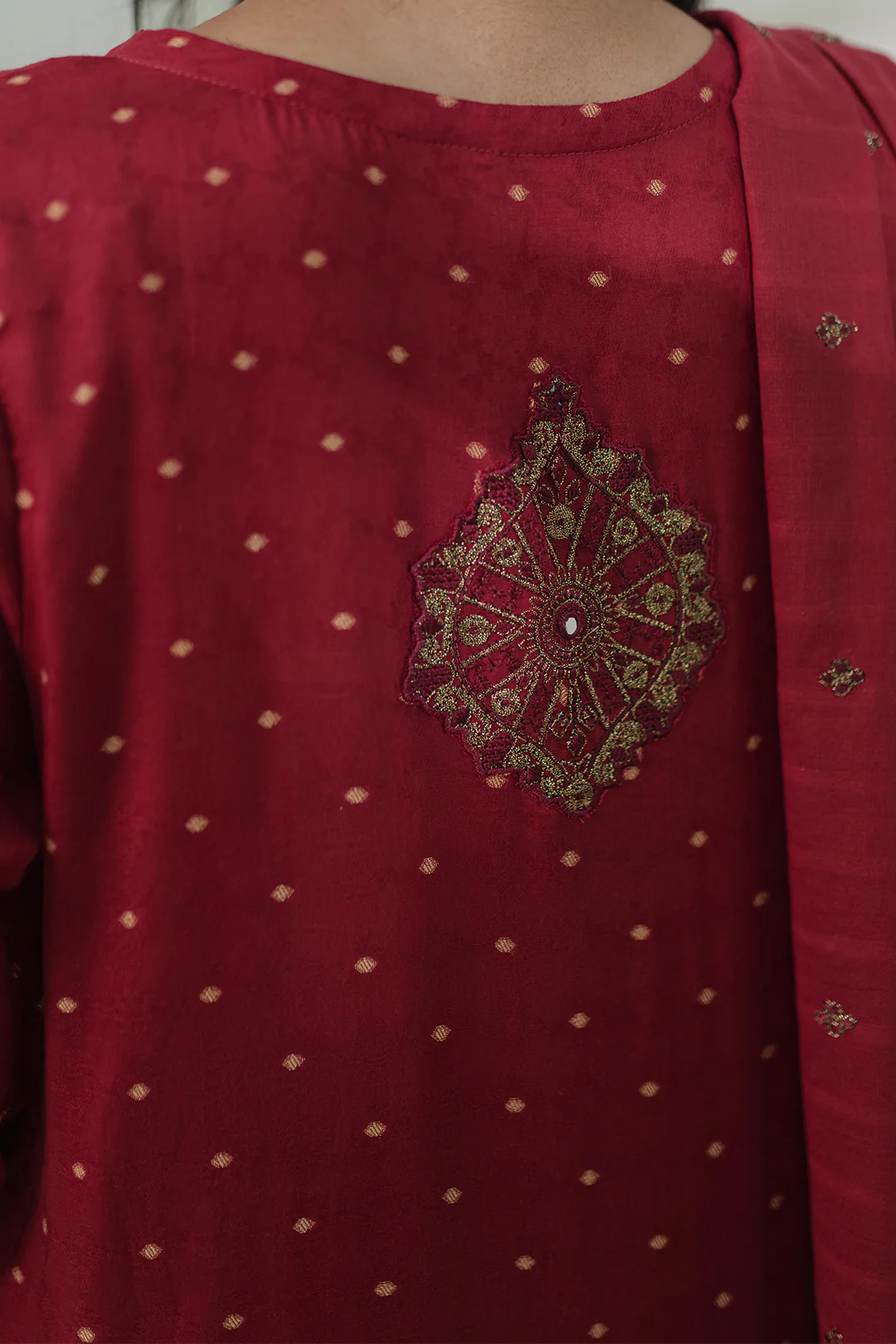 Embroidered  Kurta Dupatta Trouser - 1776 - Image 8