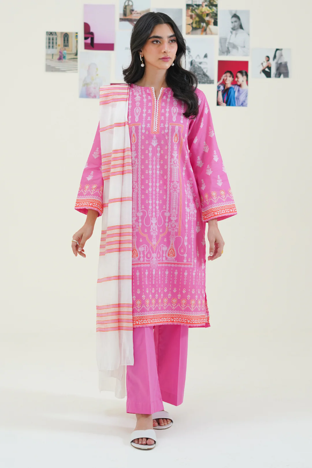 Kurta Dupatta Trouser - 1942 - Image 2