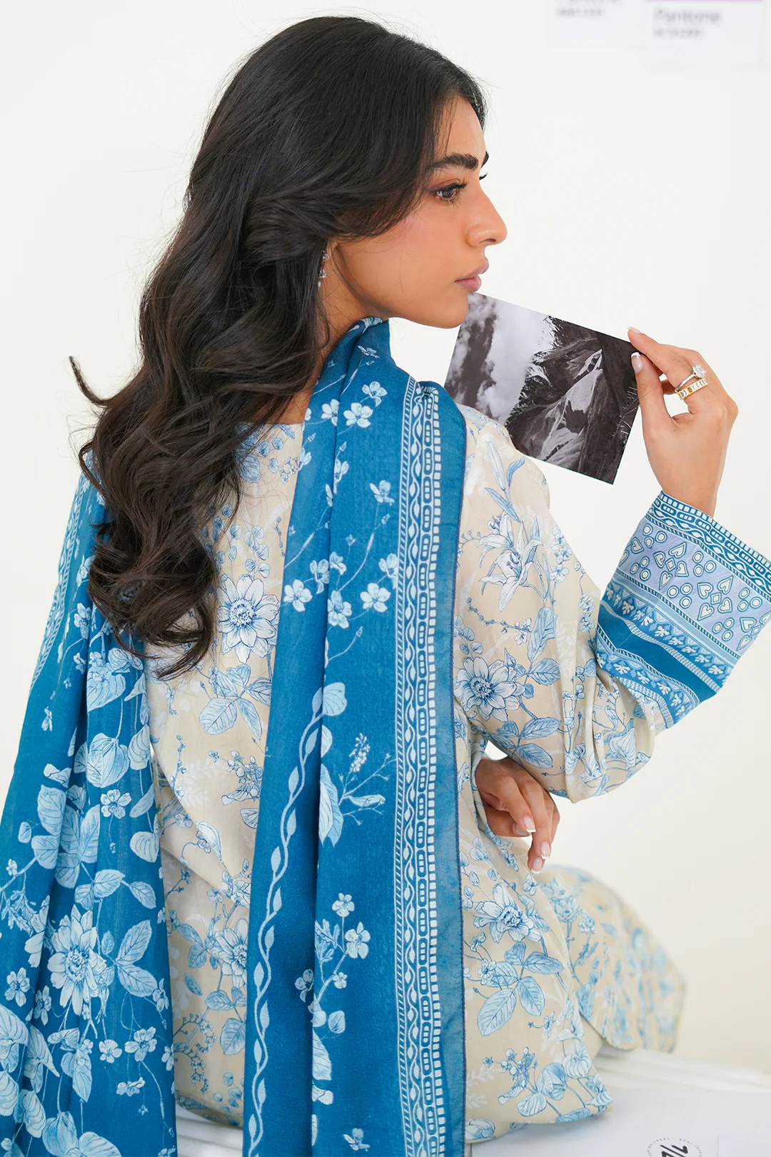 Embroidered Kurta Dupatta Trouser - 1958 - Image 7
