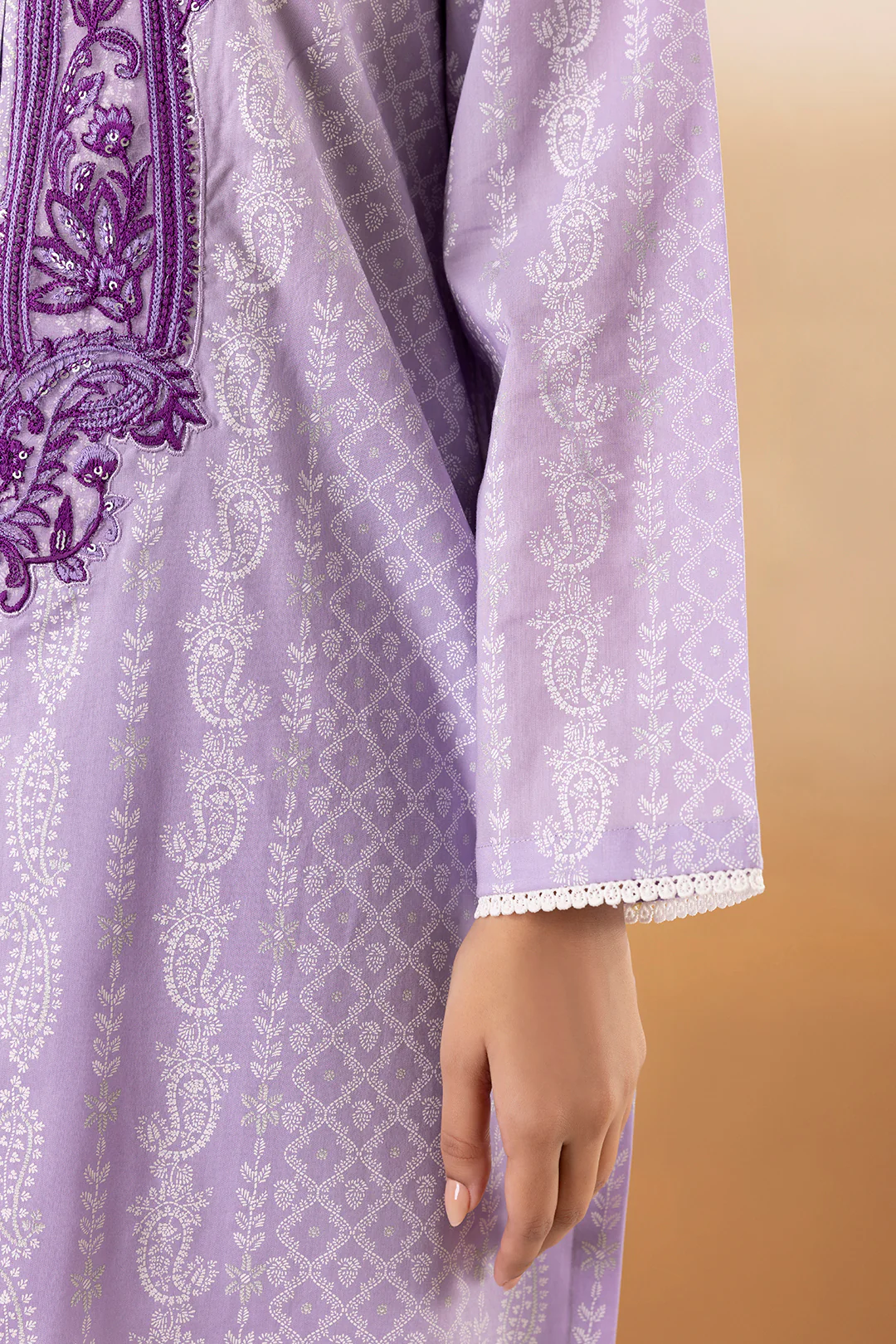 Embroidered Kurta Dupatta Trouser - 1967 - Image 4