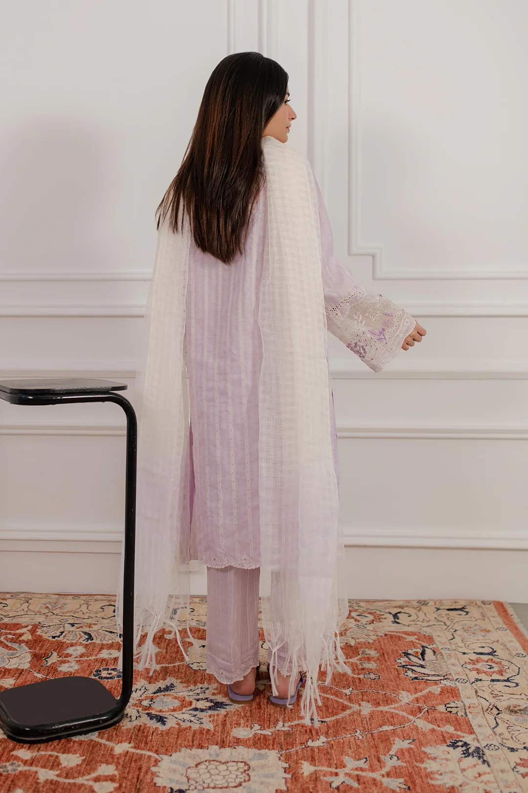 Embroidered Kurta Dupatta Trouser - 2000 - Image 5