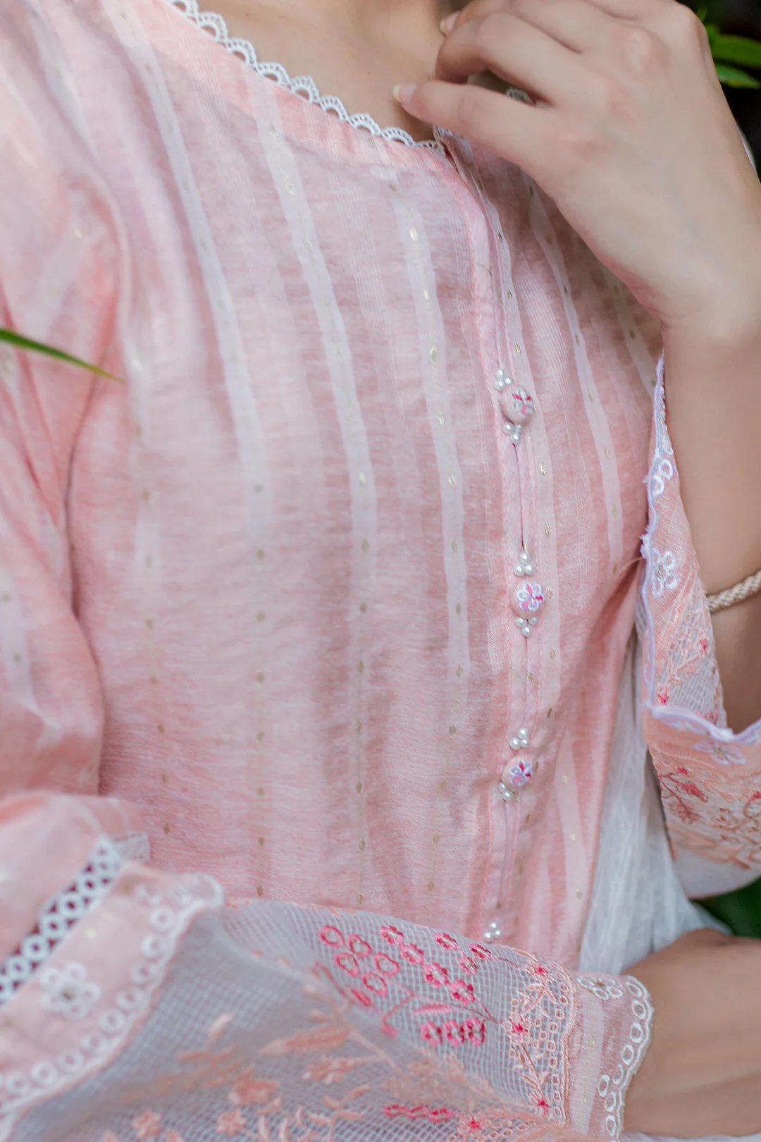 Embroidered Kurta Dupatta Trouser - 2001 - Image 4