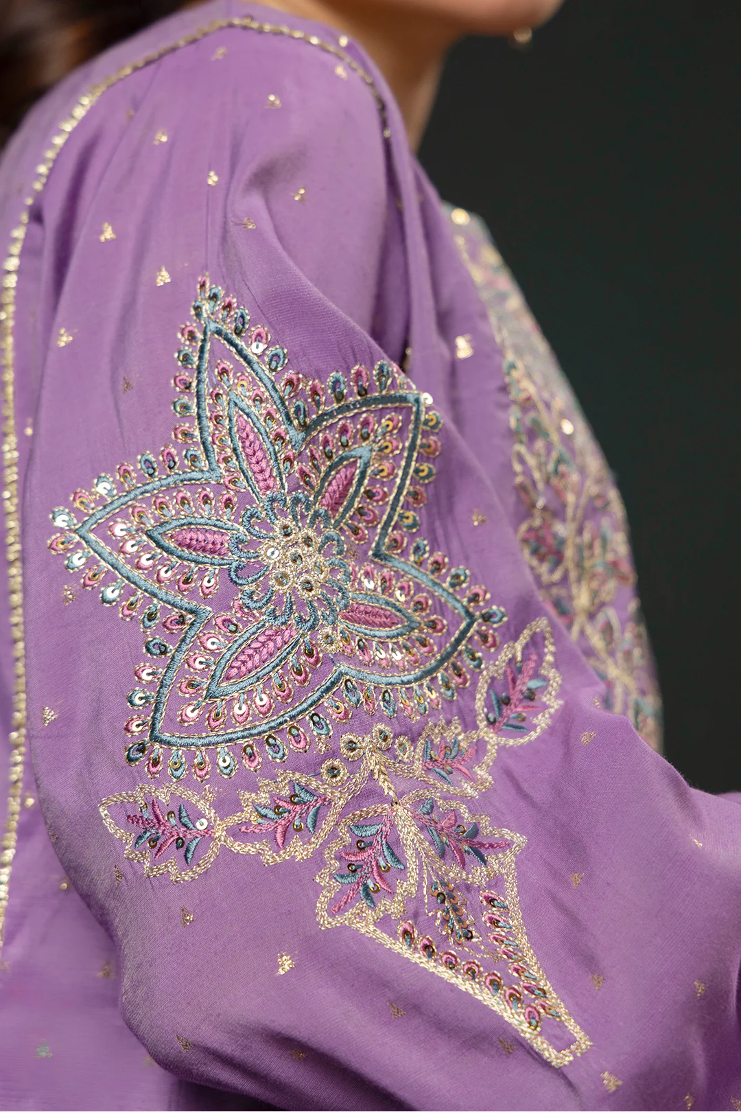 Embroidered Kurta Dupatta Trouser - 2007 - Image 3