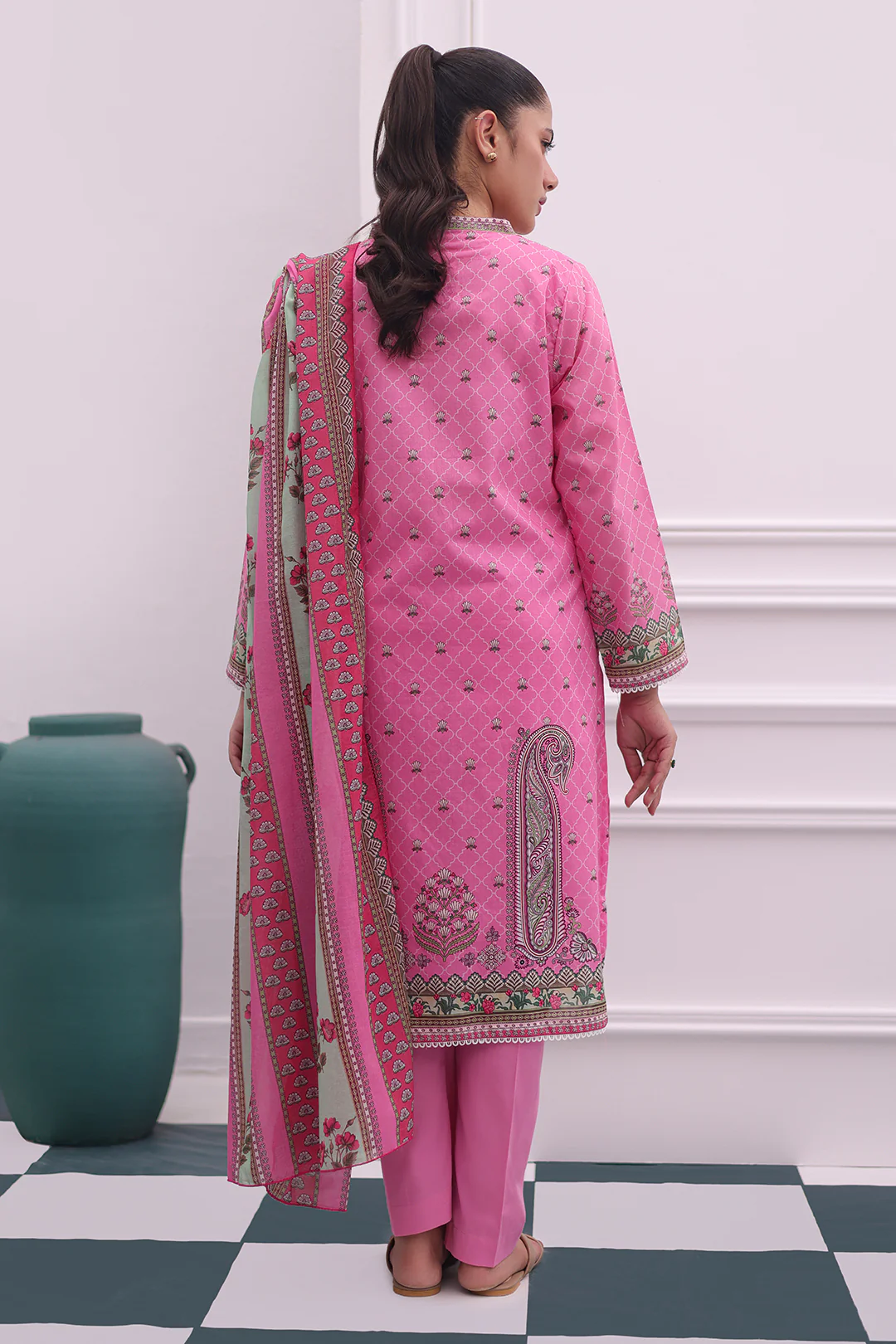 Kurta Dupatta Trouser - 2106 - Image 6
