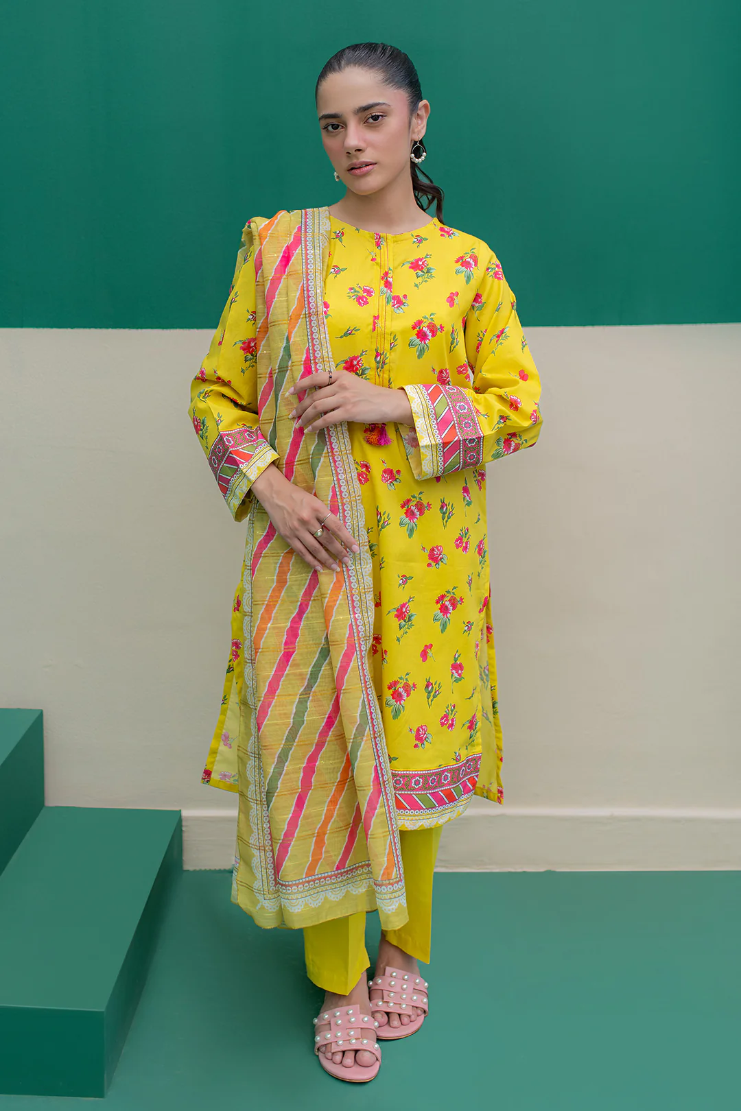 Kurta Dupatta Trouser - 2111 - Image 2