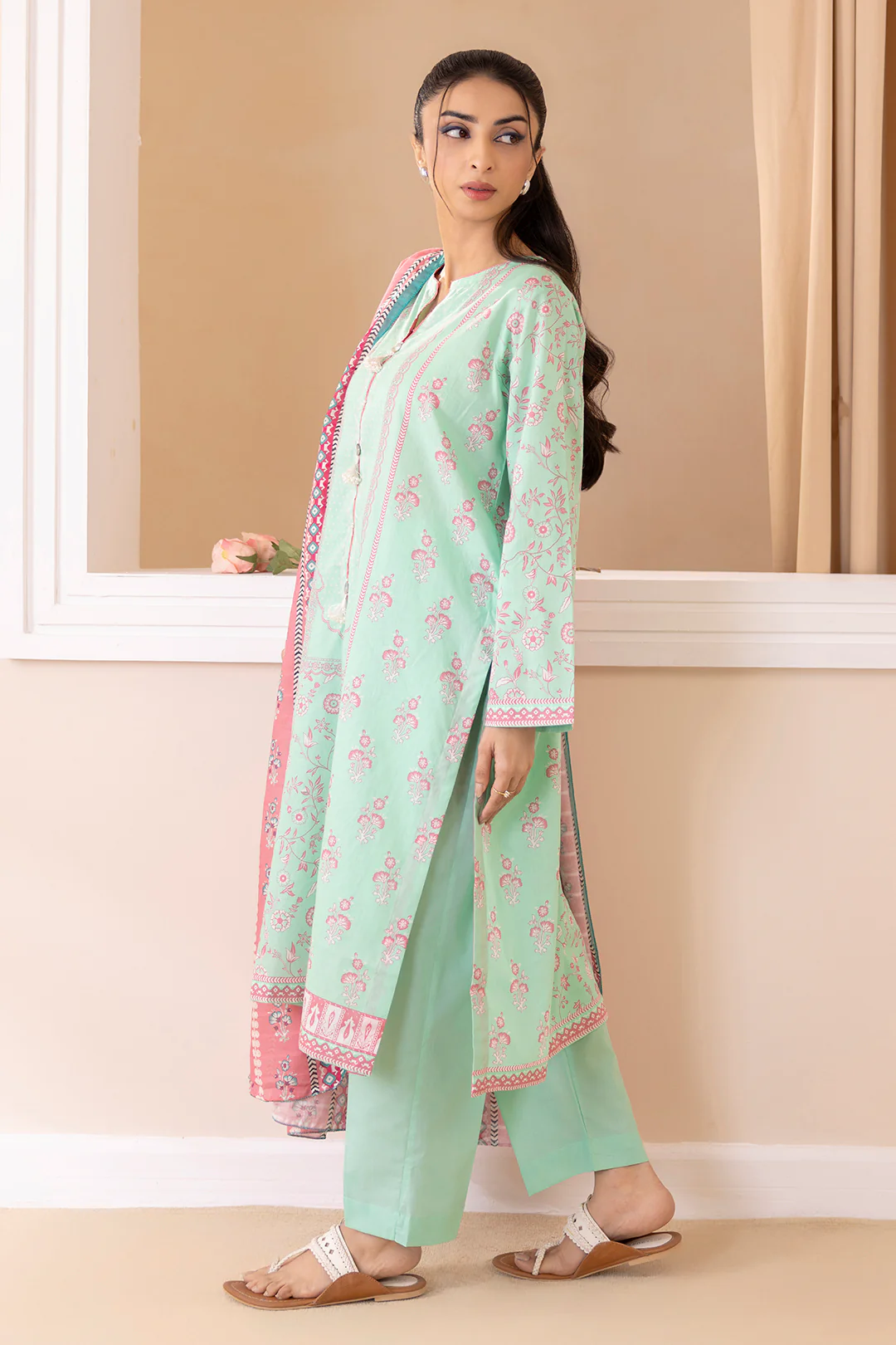 Kurta Dupatta Trouser - 1448 - Image 6