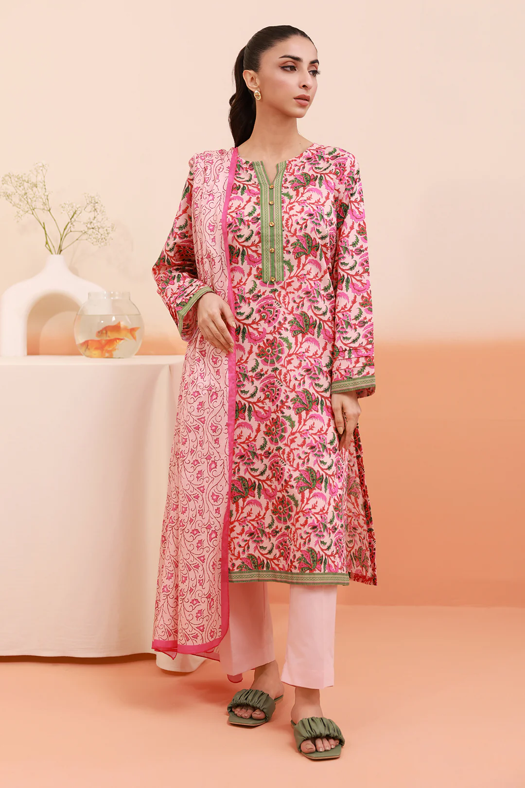 Kurta Dupatta Trouser - 1487 - Image 5