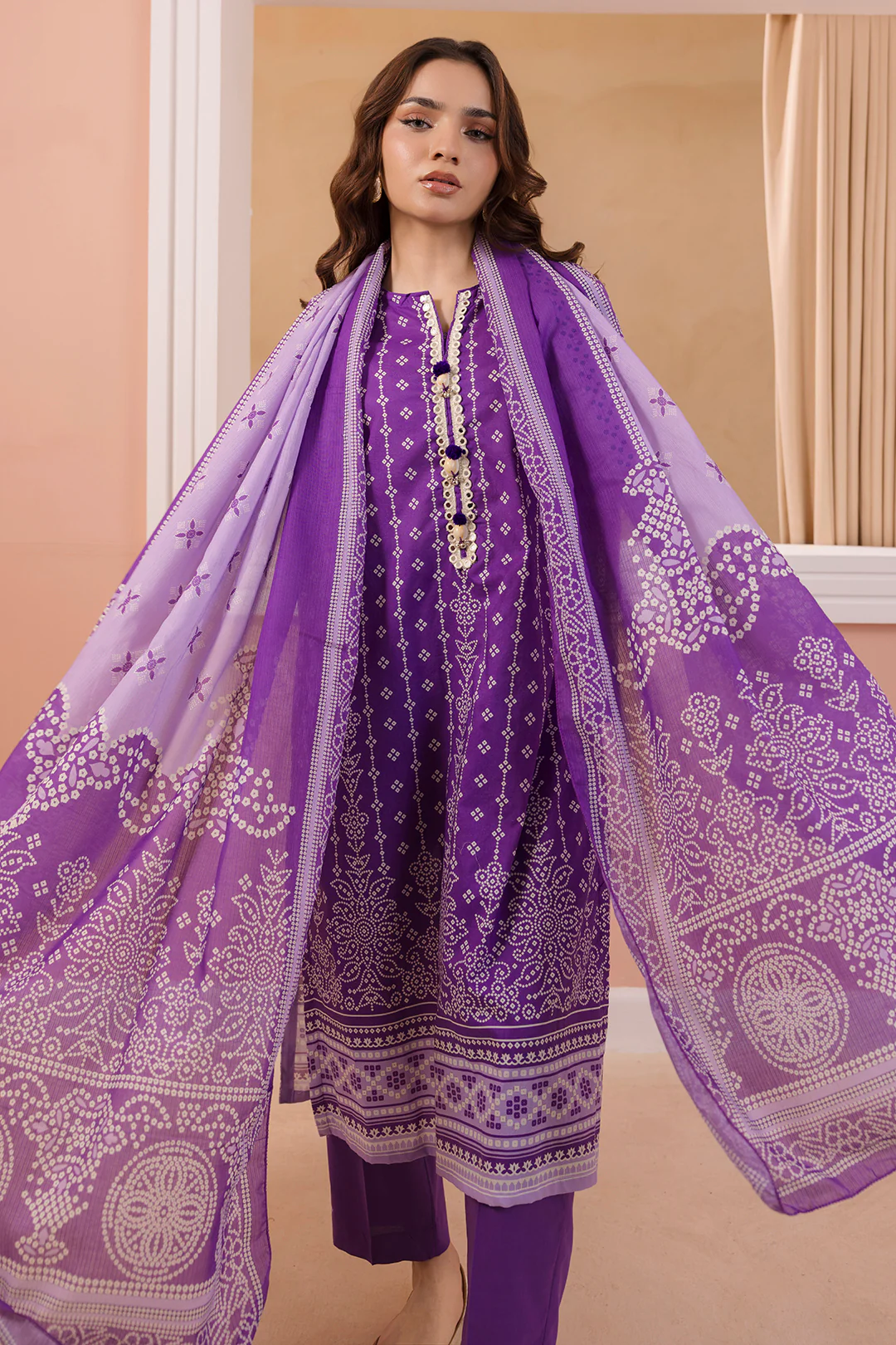 Kurta Dupatta Trouser - 1488 - Image 3
