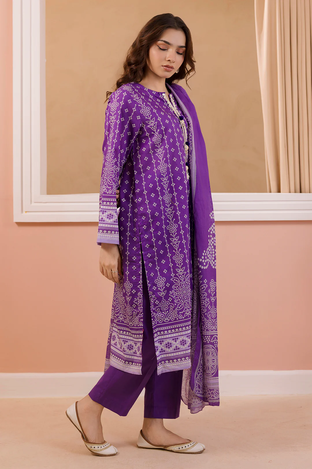 Kurta Dupatta Trouser - 1488 - Image 4