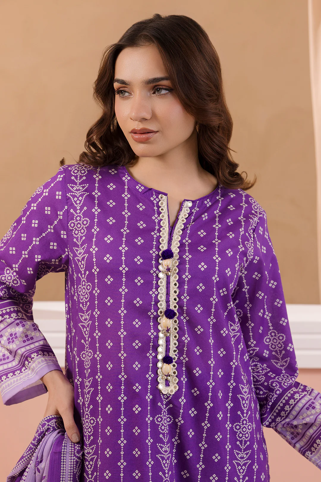 Kurta Dupatta Trouser - 1488 - Image 6