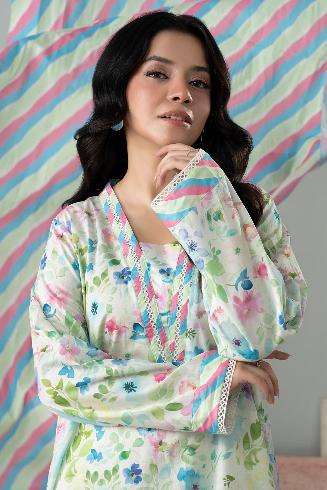 Kurta Dupatta Trouser - 1518 - Image 2