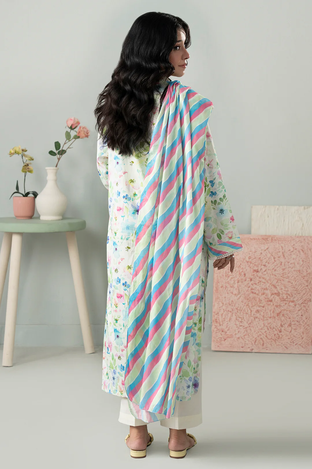 Kurta Dupatta Trouser - 1518 - Image 6